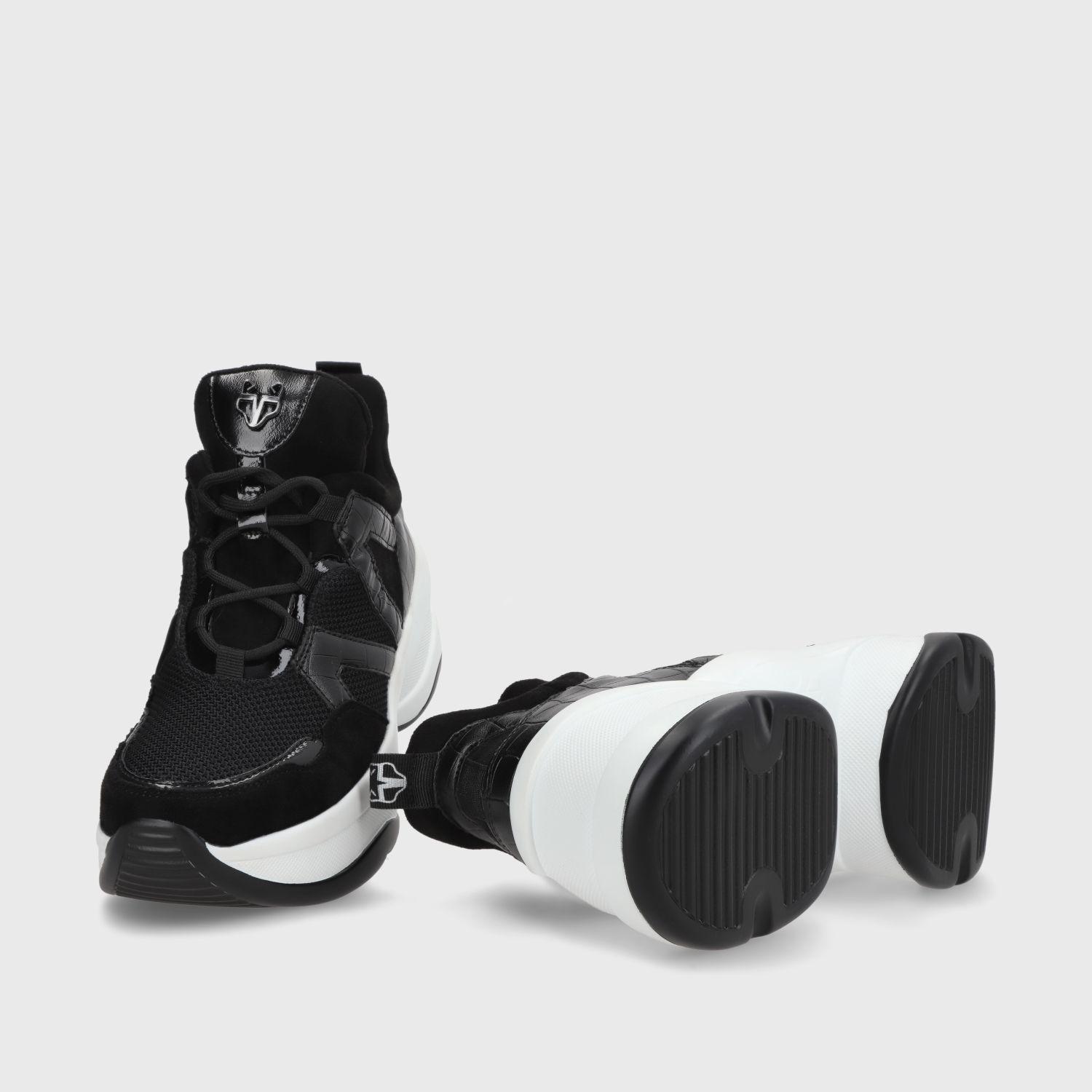 Zapatilla Negra Mujer C7293 Gotta-6