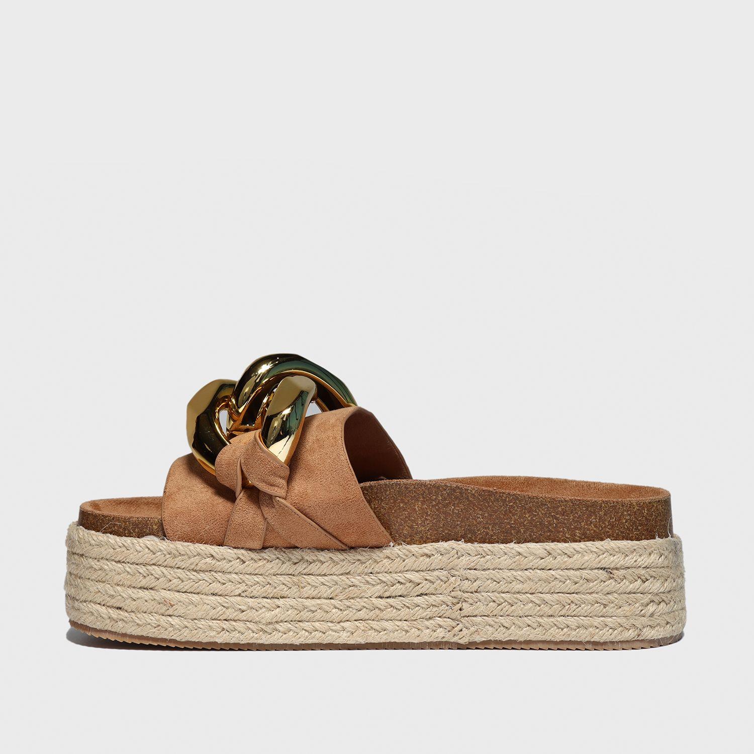 Sandalia Plataforma Camel Mujer 15251 Gotta-3