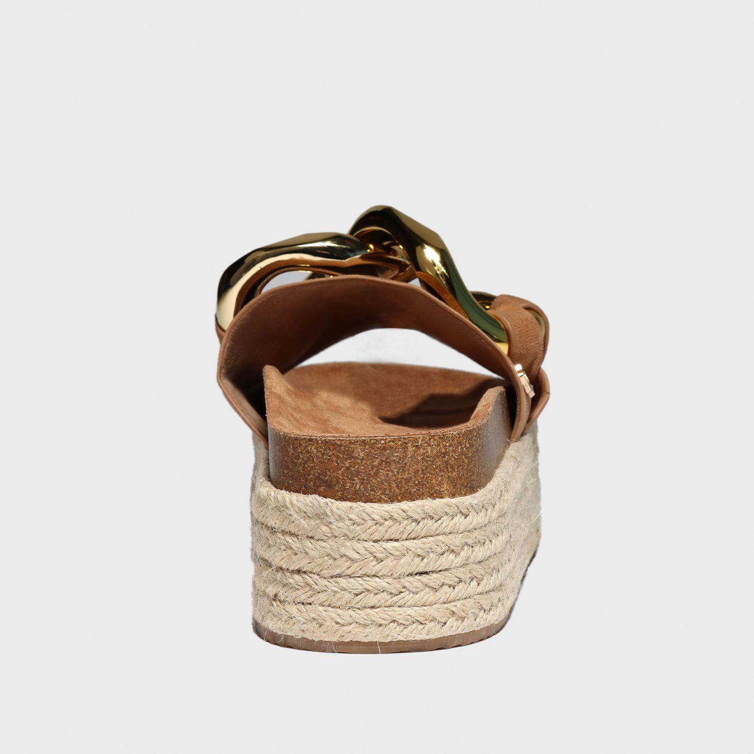 Sandalia Plataforma Camel Mujer 15251 Gotta-4