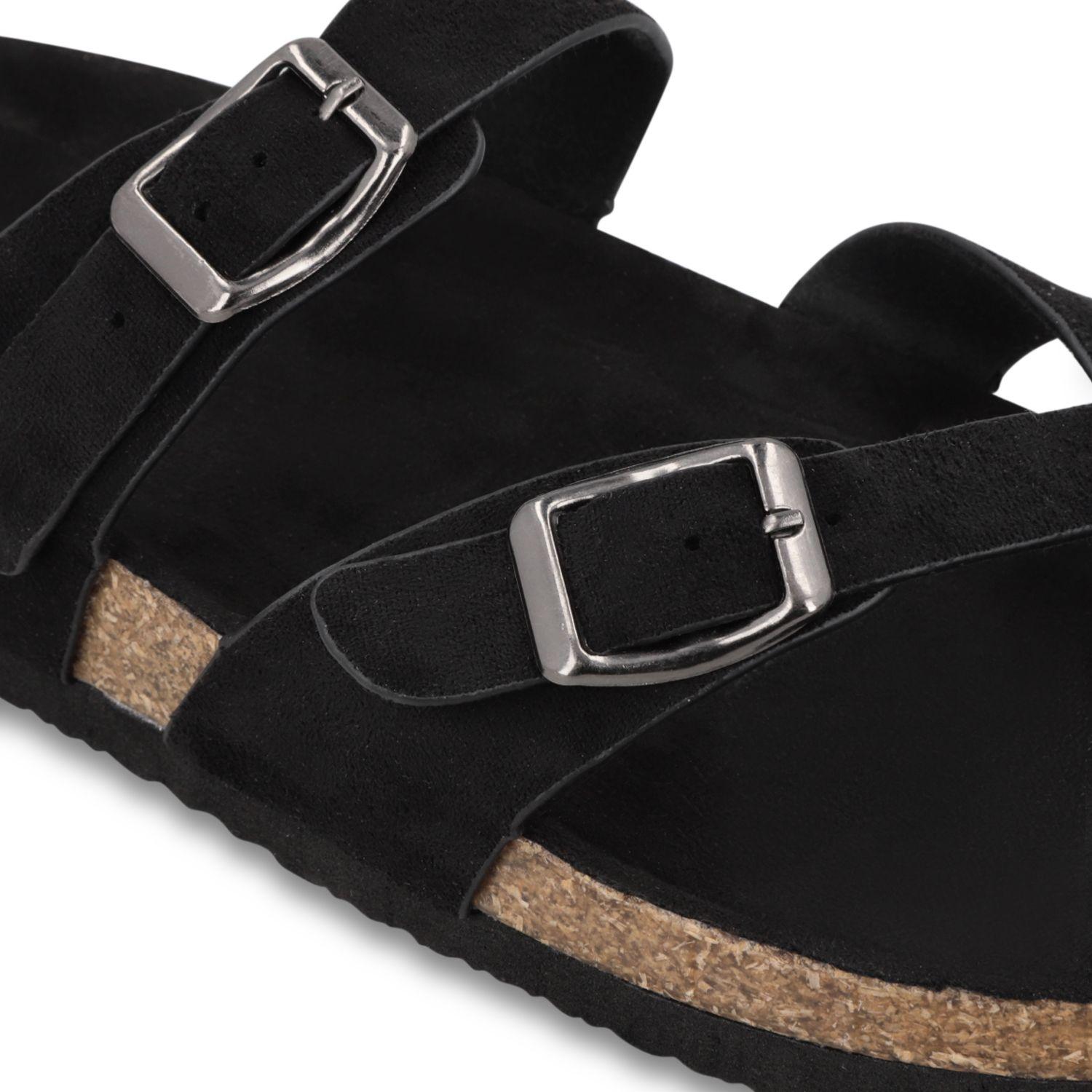 Sandalia Negra Mujer 62080 Gotta-5