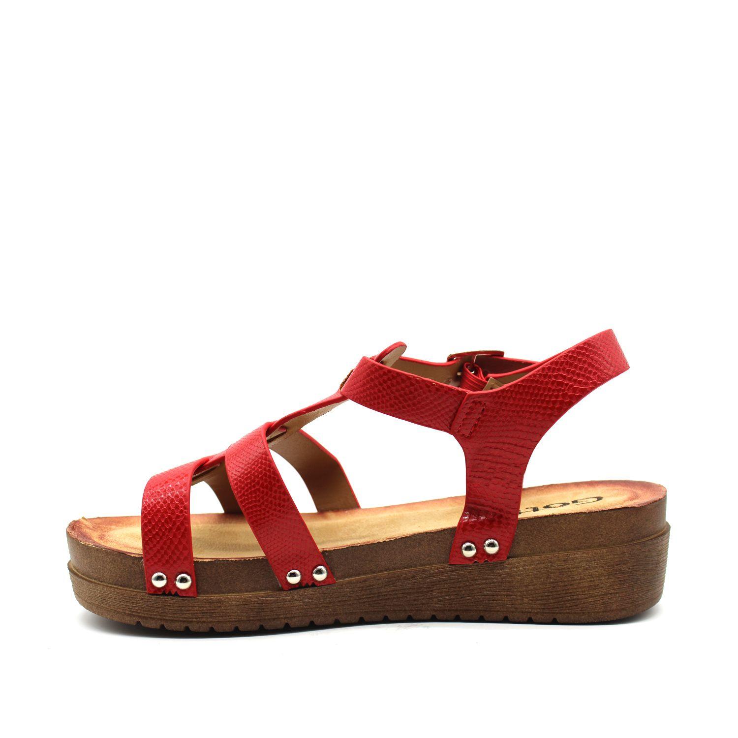 SANDALIA ROJA 97106-2