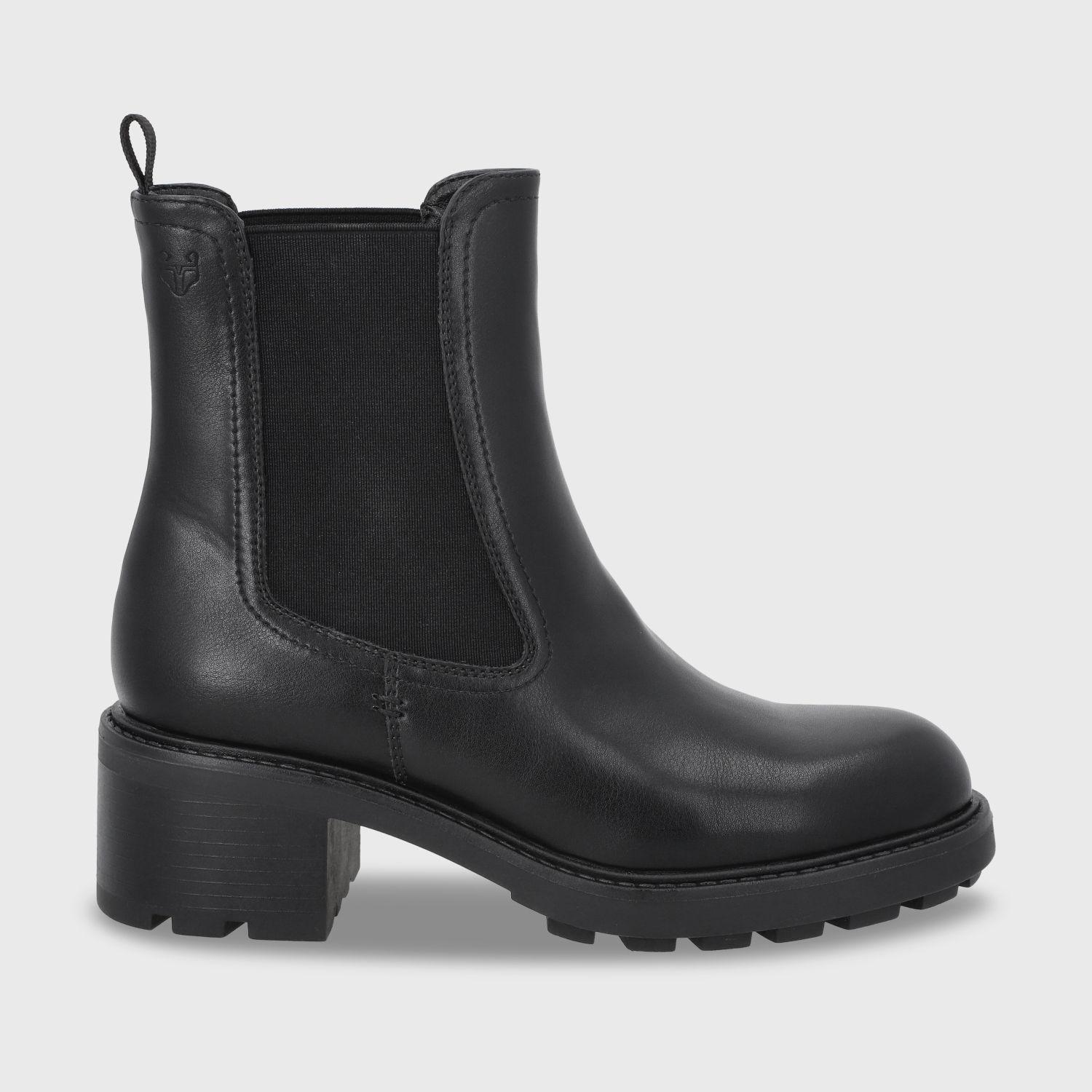 Botin Taco Negro Mujer 56041 Gotta-0