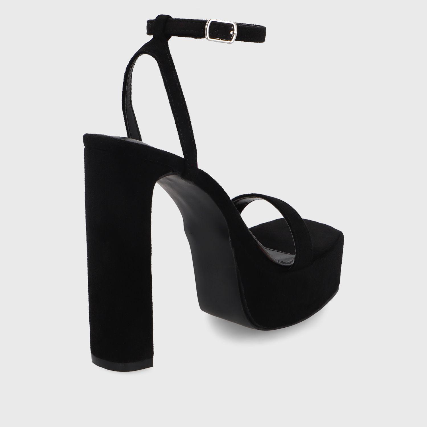 Sandalia Taco Negra Mujer 35101 Gotta-7