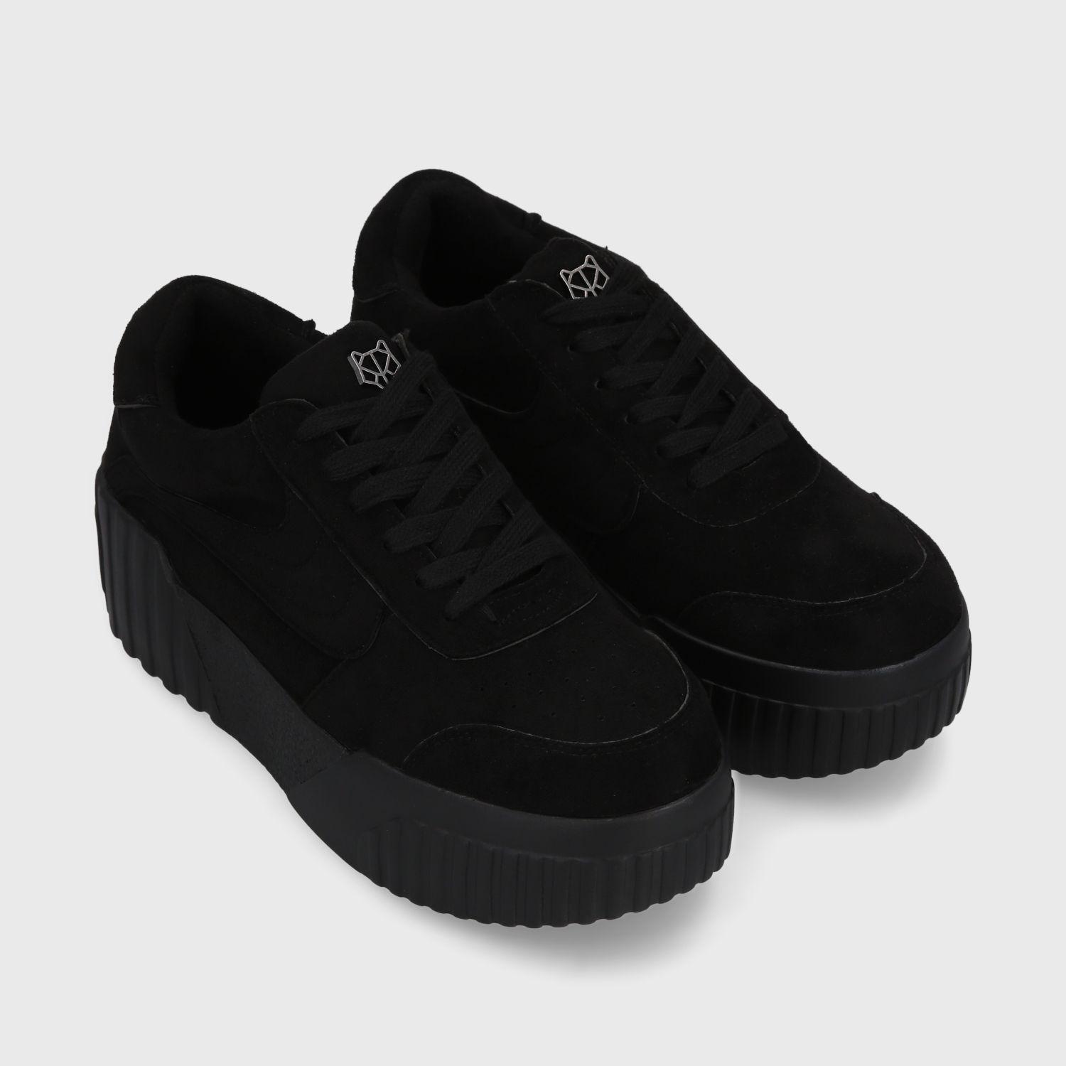 Zapatilla Negra Mujer 13142 Gotta-2