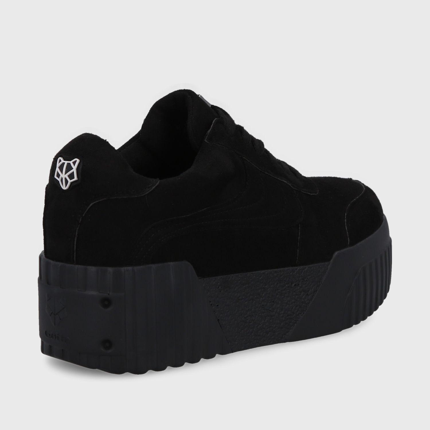 Zapatilla Negra Mujer 13142 Gotta-4
