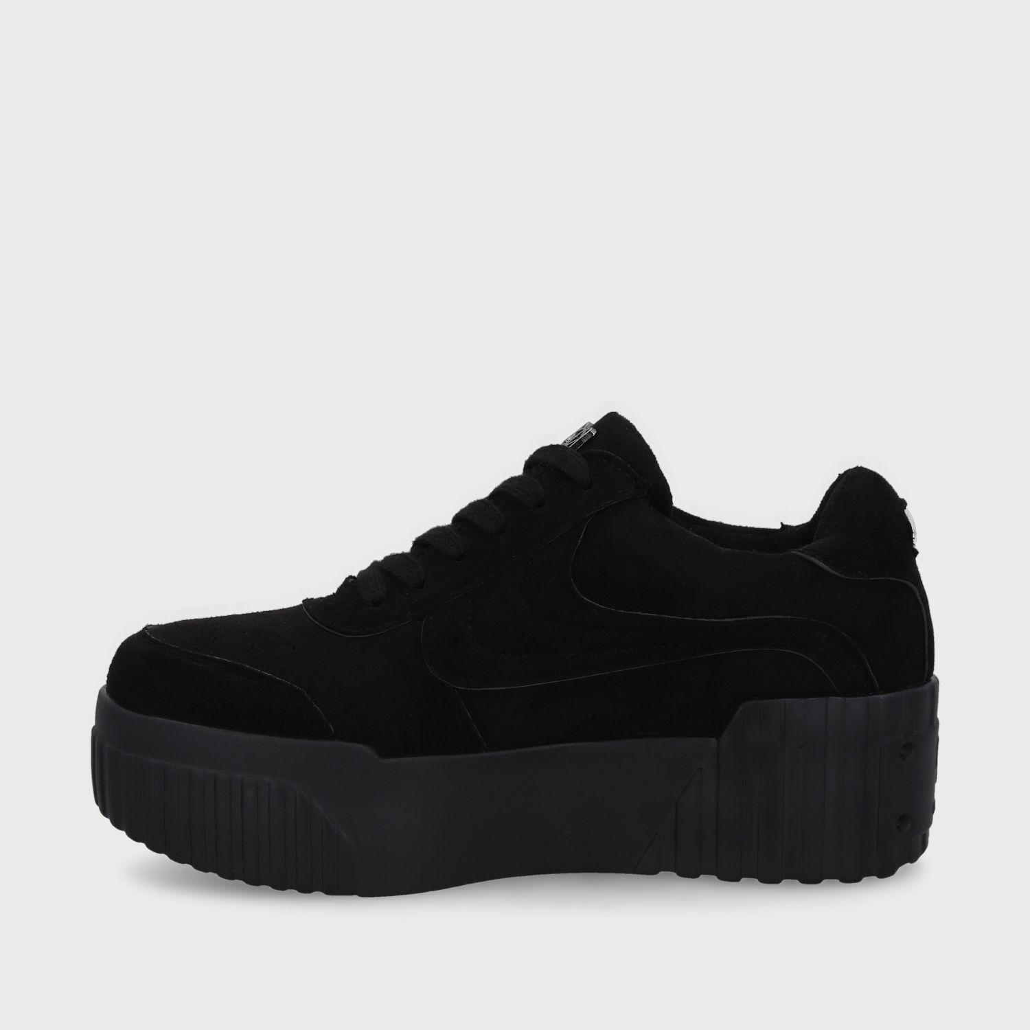 Zapatilla Negra Mujer 13142 Gotta-3