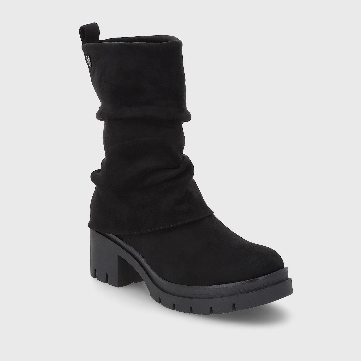 Botin Taco Negro Mujer 46205 Gotta-1