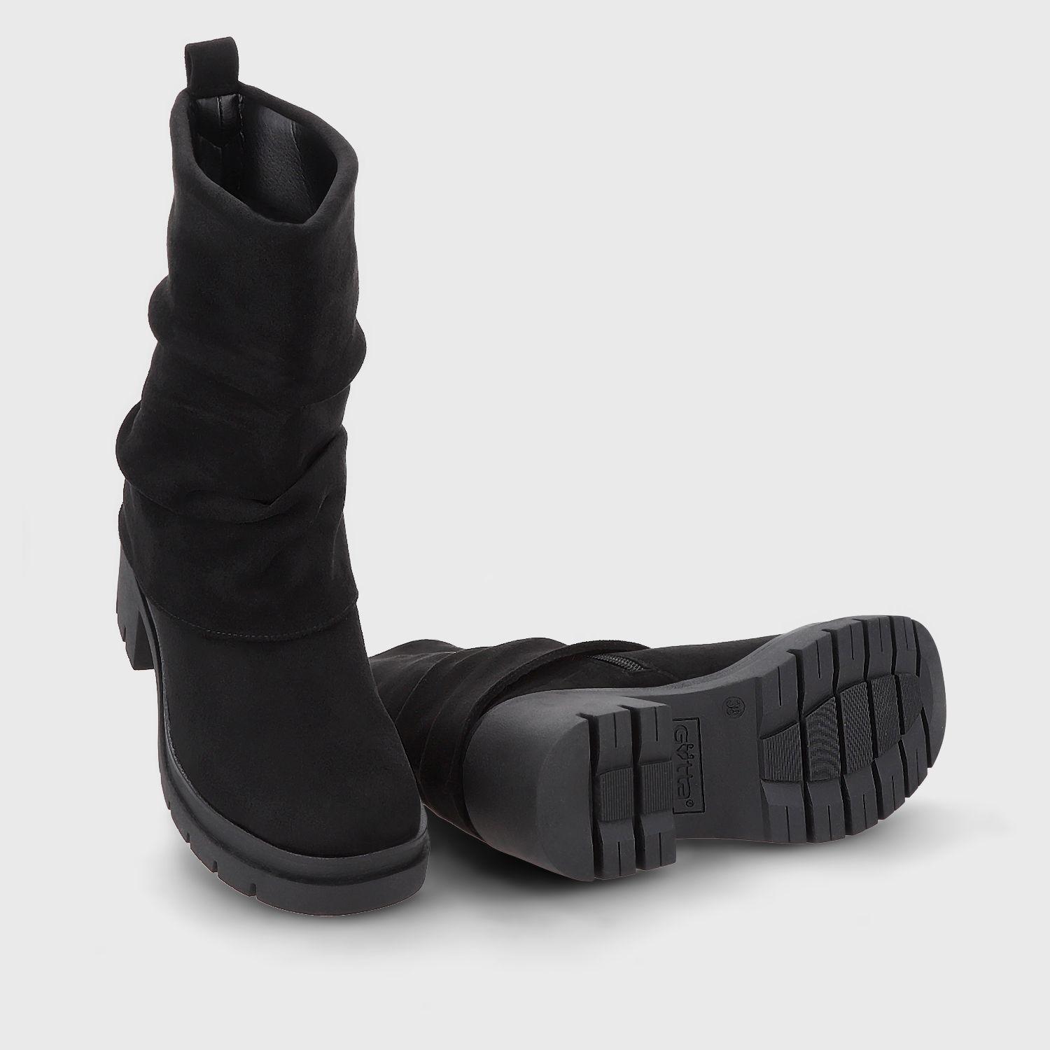 Botin Taco Negro Mujer 46205 Gotta-6