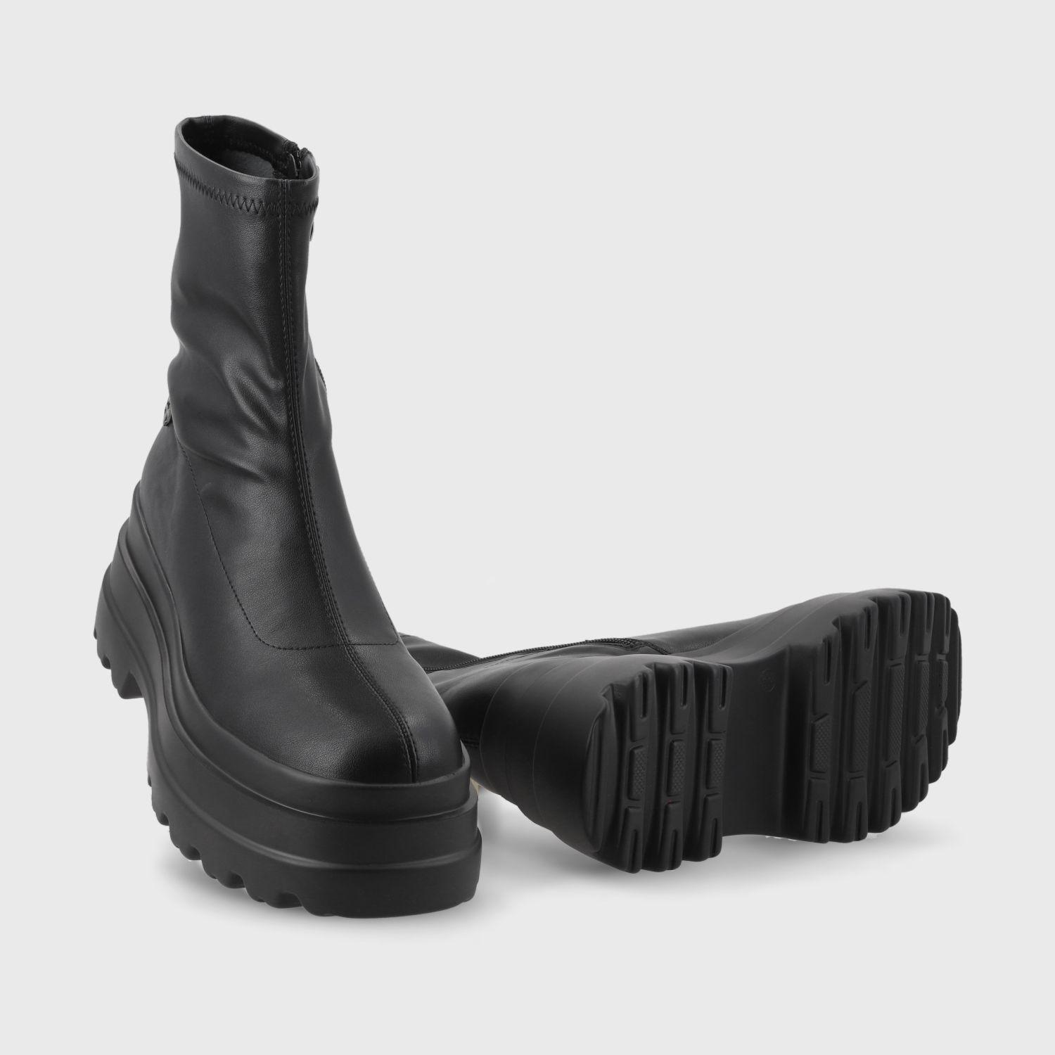 Botín Plataforma Negra Mujer 36034 Gotta-6