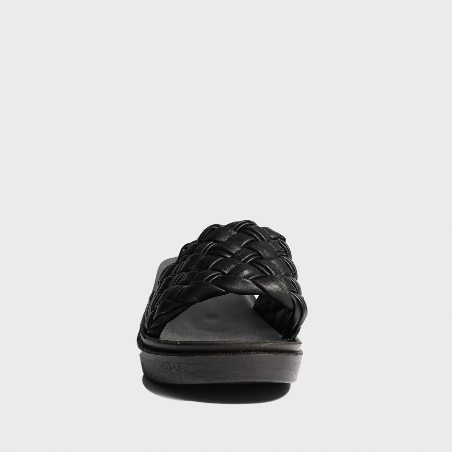 Sandalia Plana Negra Mujer 23231 Gotta-2