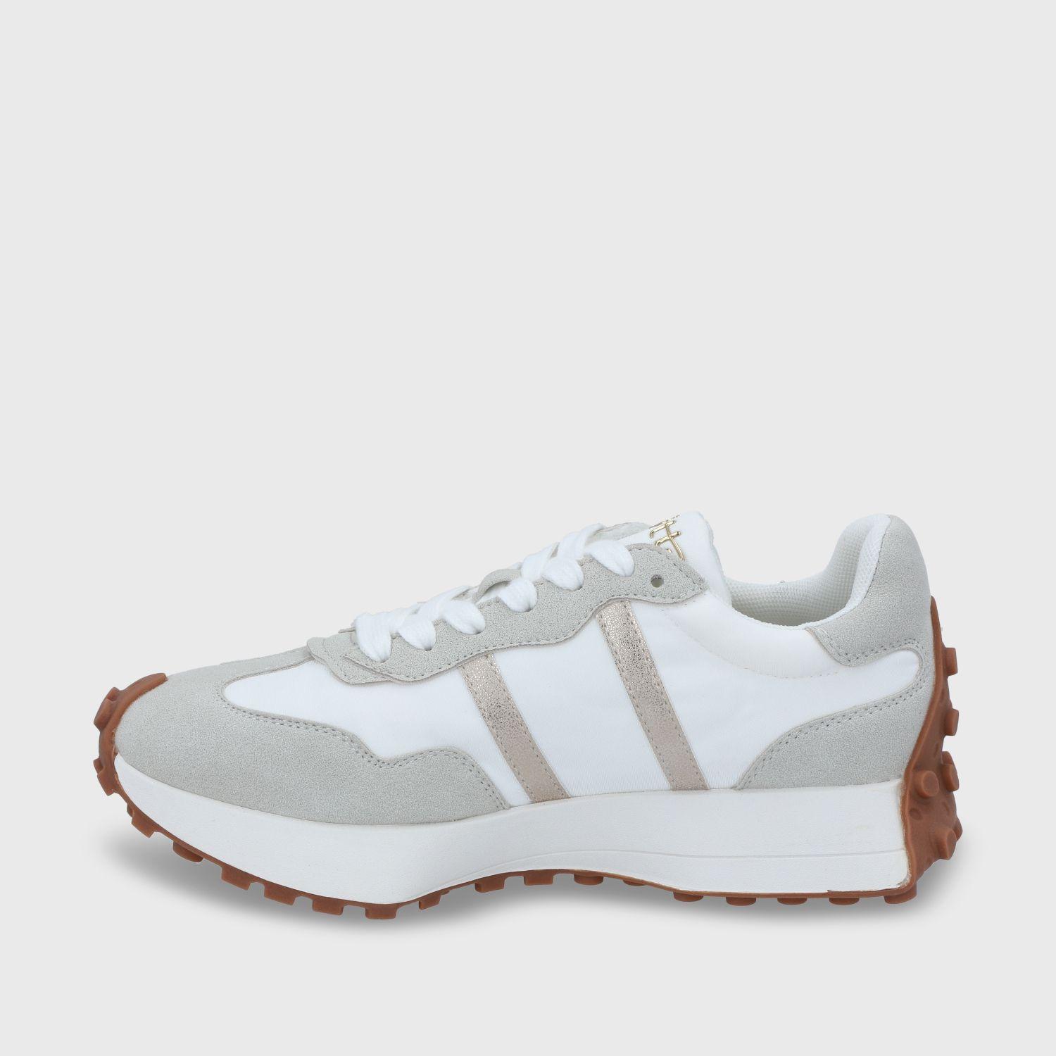 Zapatilla Plana Blanca Mujer 53760 Gotta-3