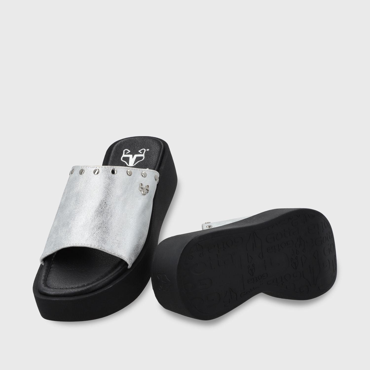 Sandalia Plataforma Plateado Mujer 53730 Gotta-6