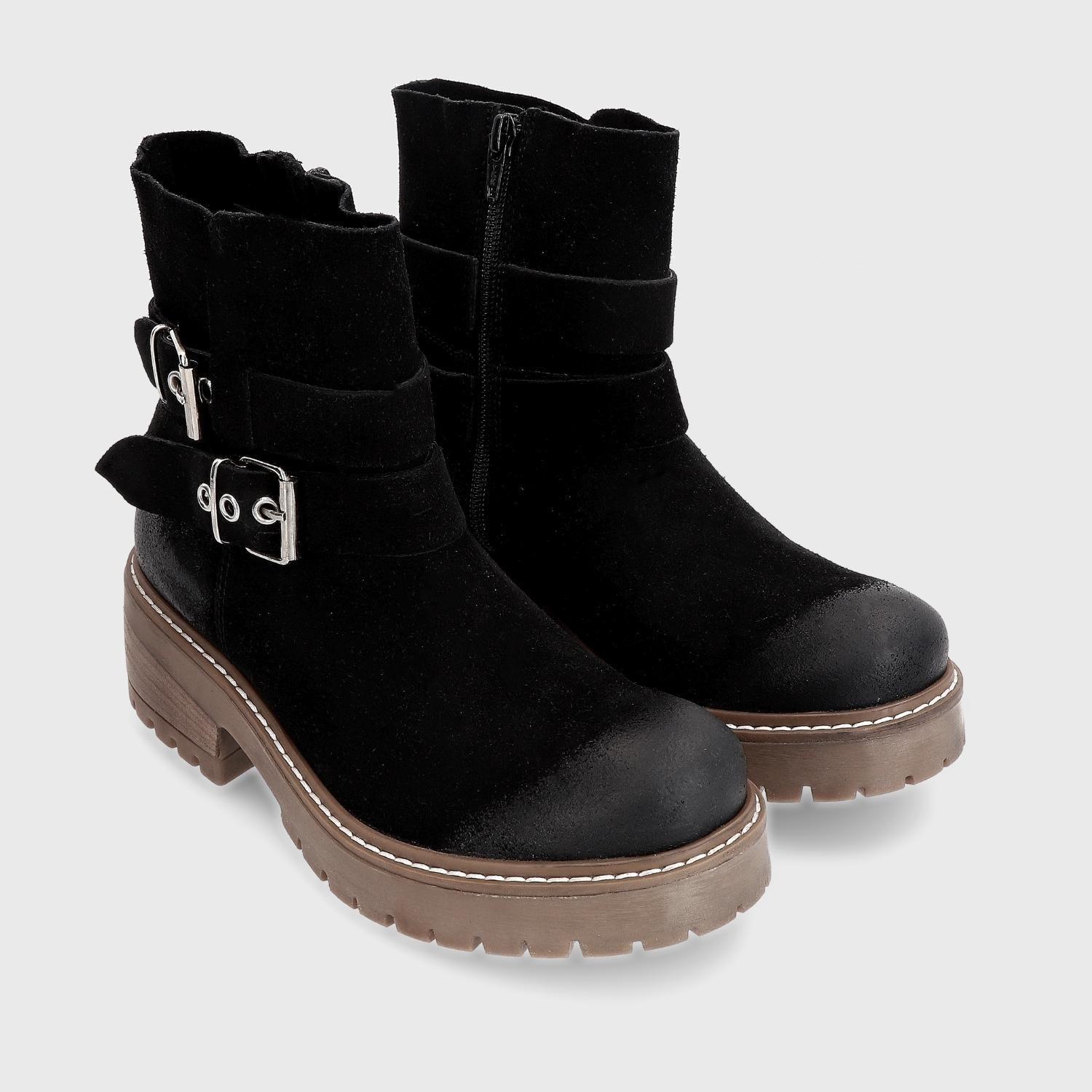 Botín Negro Mujer 28501 Gotta-2