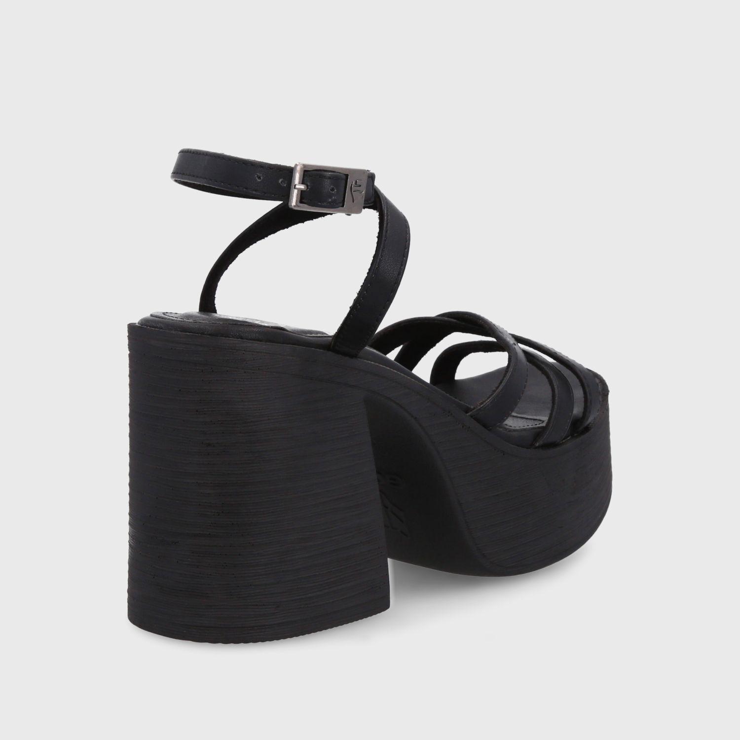 Sandalia Plataforma Negra Mujer 25414 Gotta-4