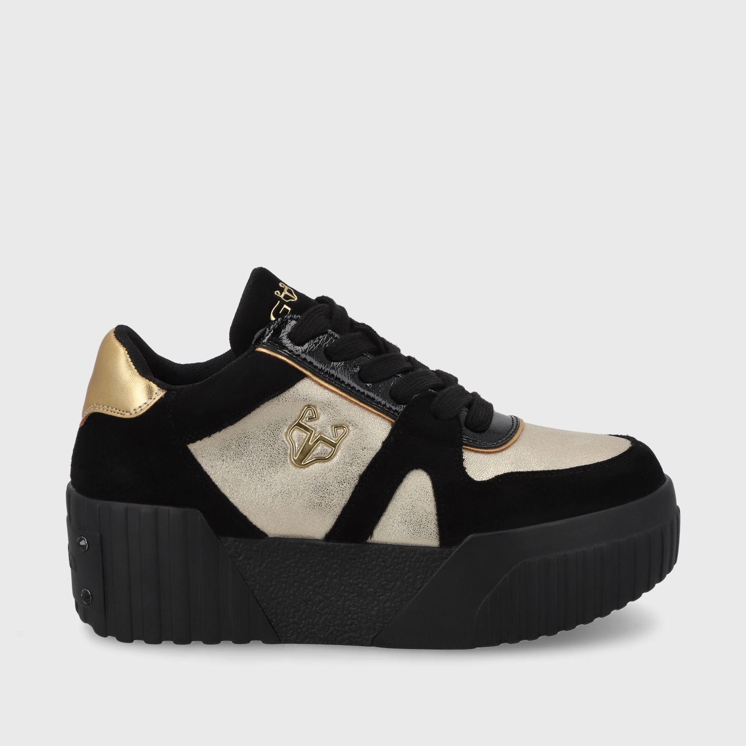 Zapatilla Negro Mujer 13144 Gotta-0