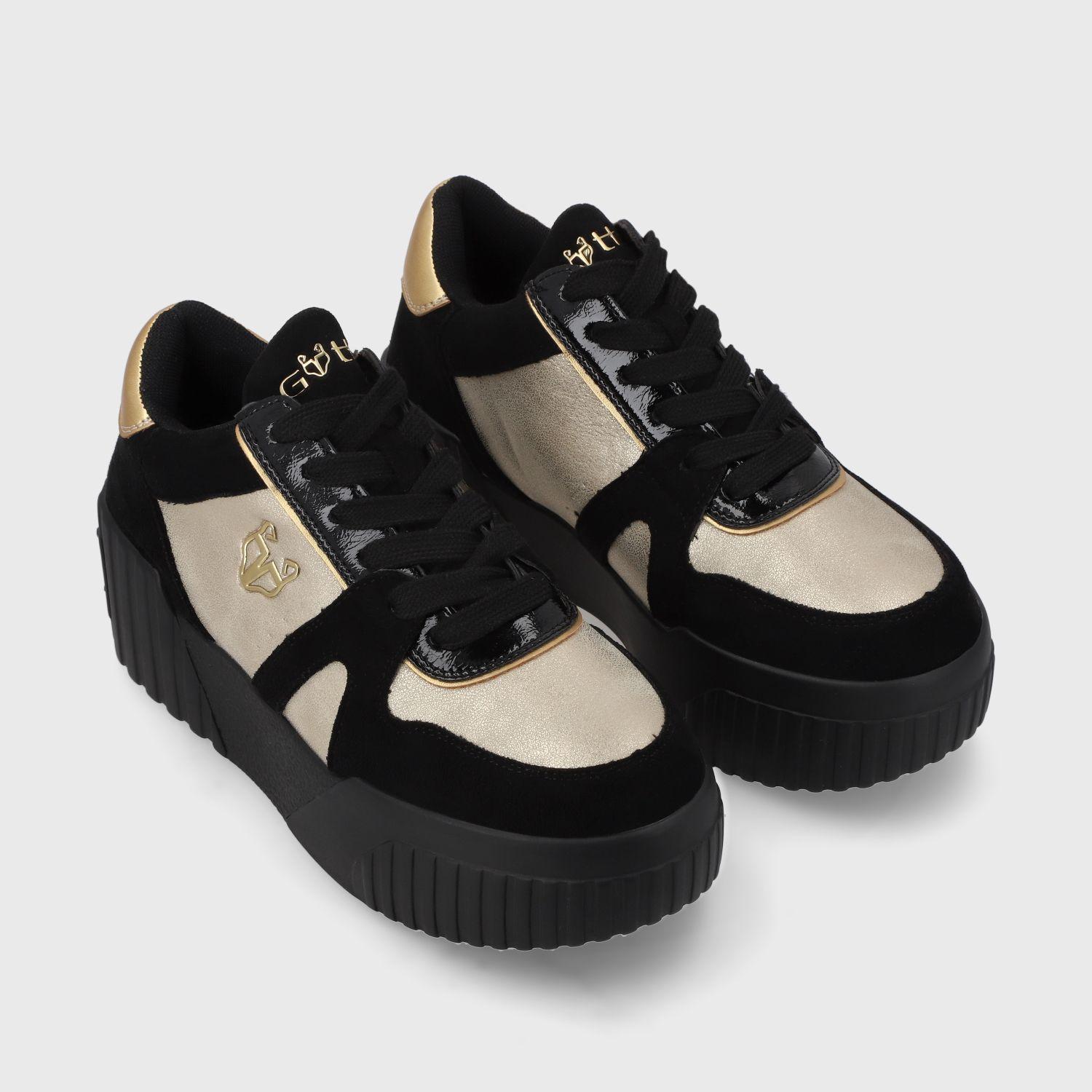 Zapatilla Negro Mujer 13144 Gotta-2