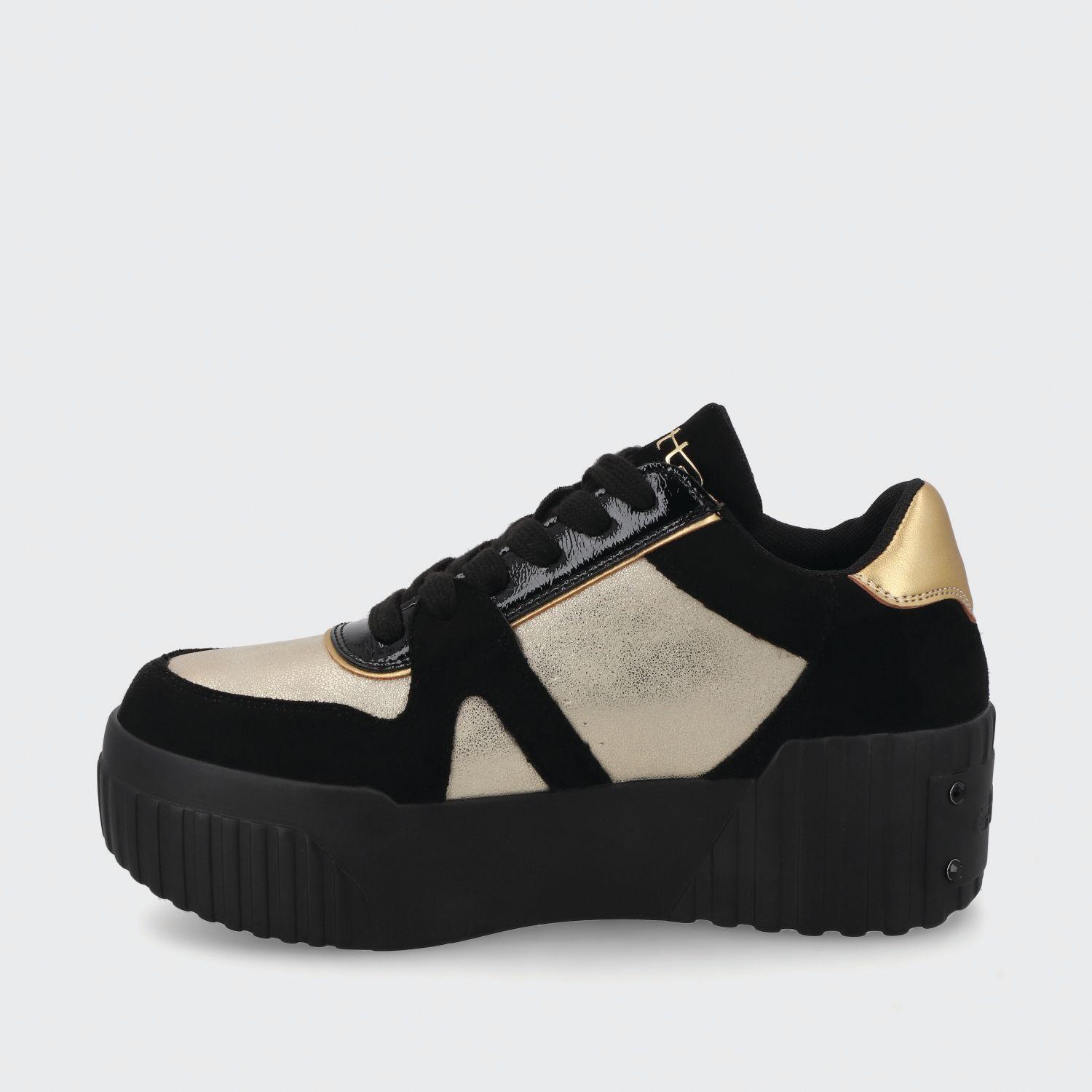 Zapatilla Negro Mujer 13144 Gotta-3