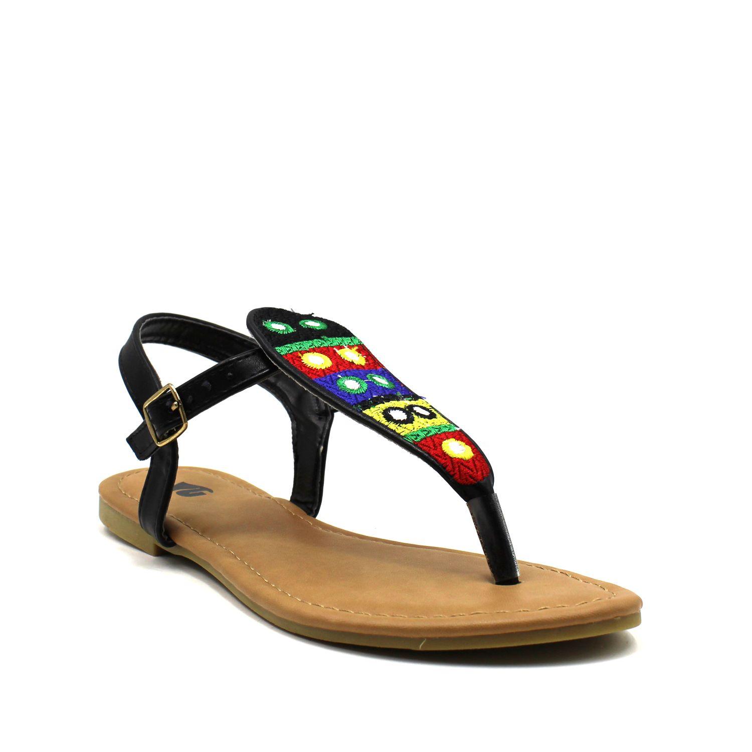 Sandalia  Negra Mujer 85035 Gotta-1