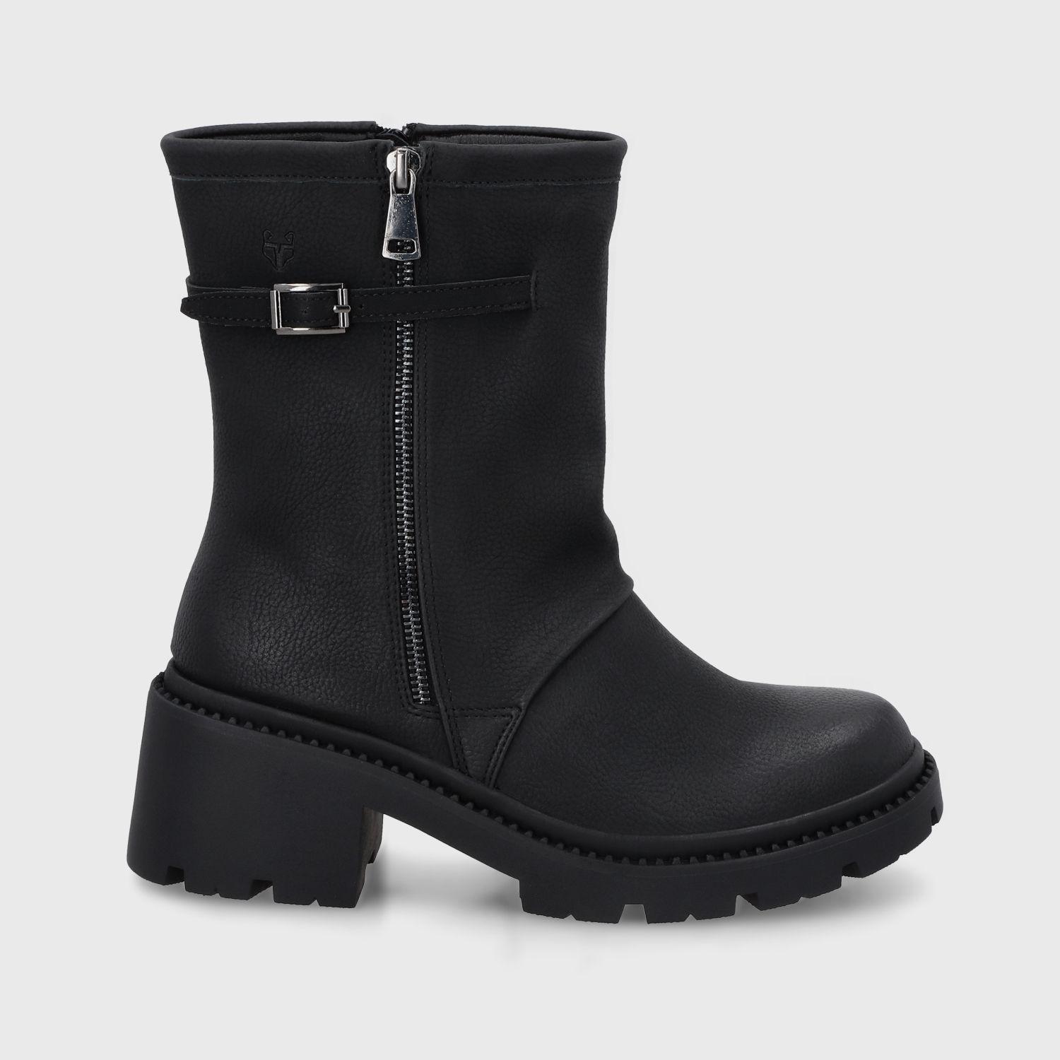 Botin Taco Negro Mujer 45747 Gotta-0