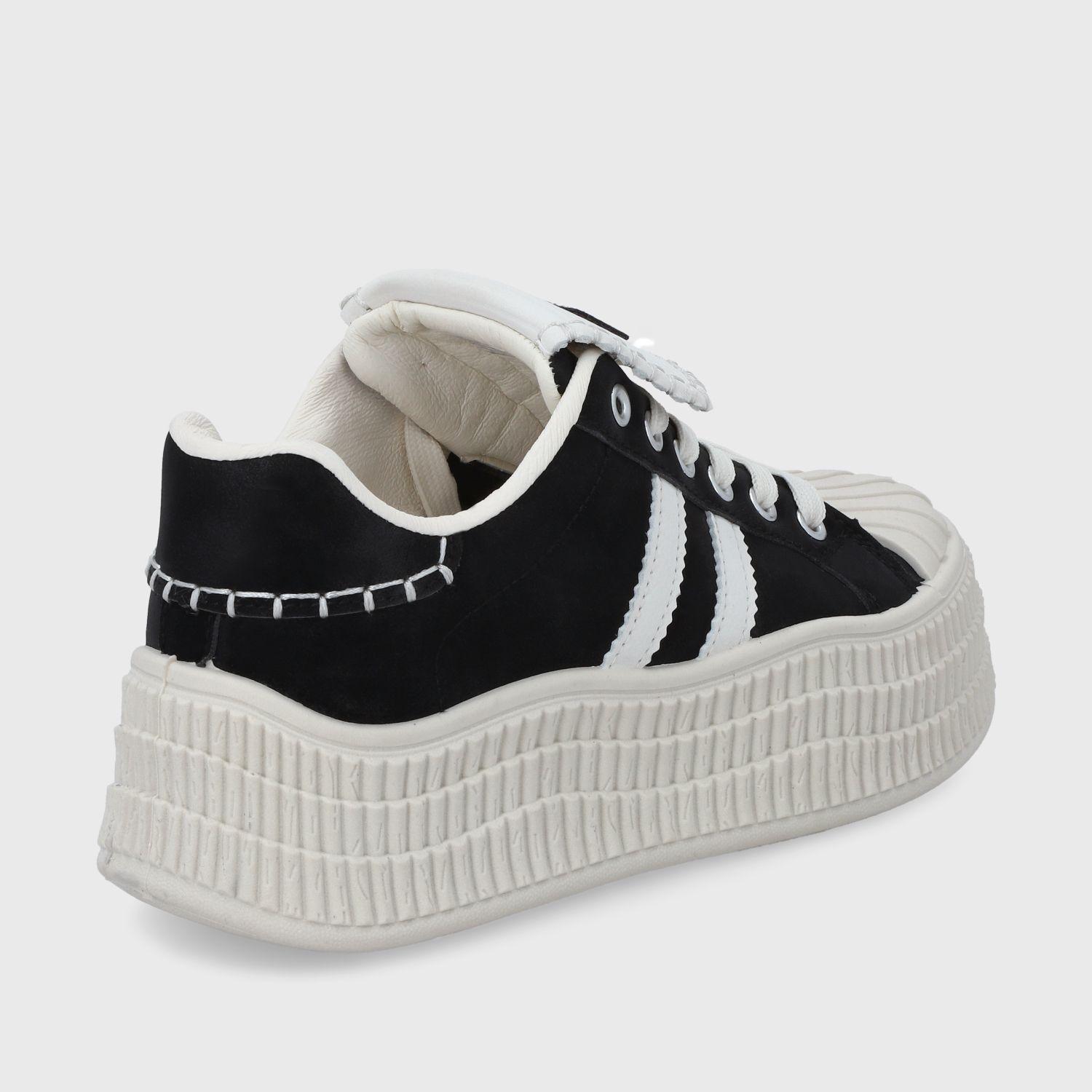 Zapatilla Plataforma Negra Mujer 58021 Gotta-4