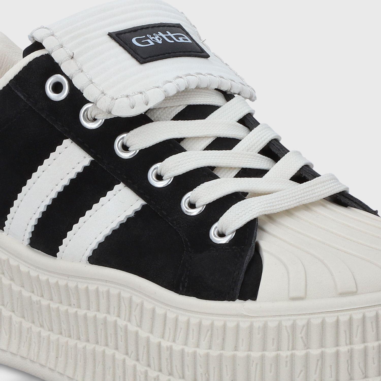 Zapatilla Plataforma Negra Mujer 58021 Gotta-5