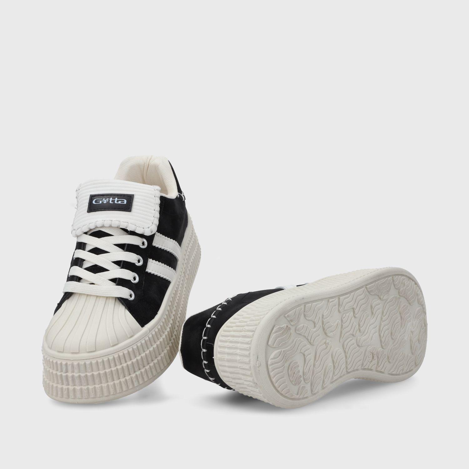 Zapatilla Plataforma Negra Mujer 58021 Gotta-6