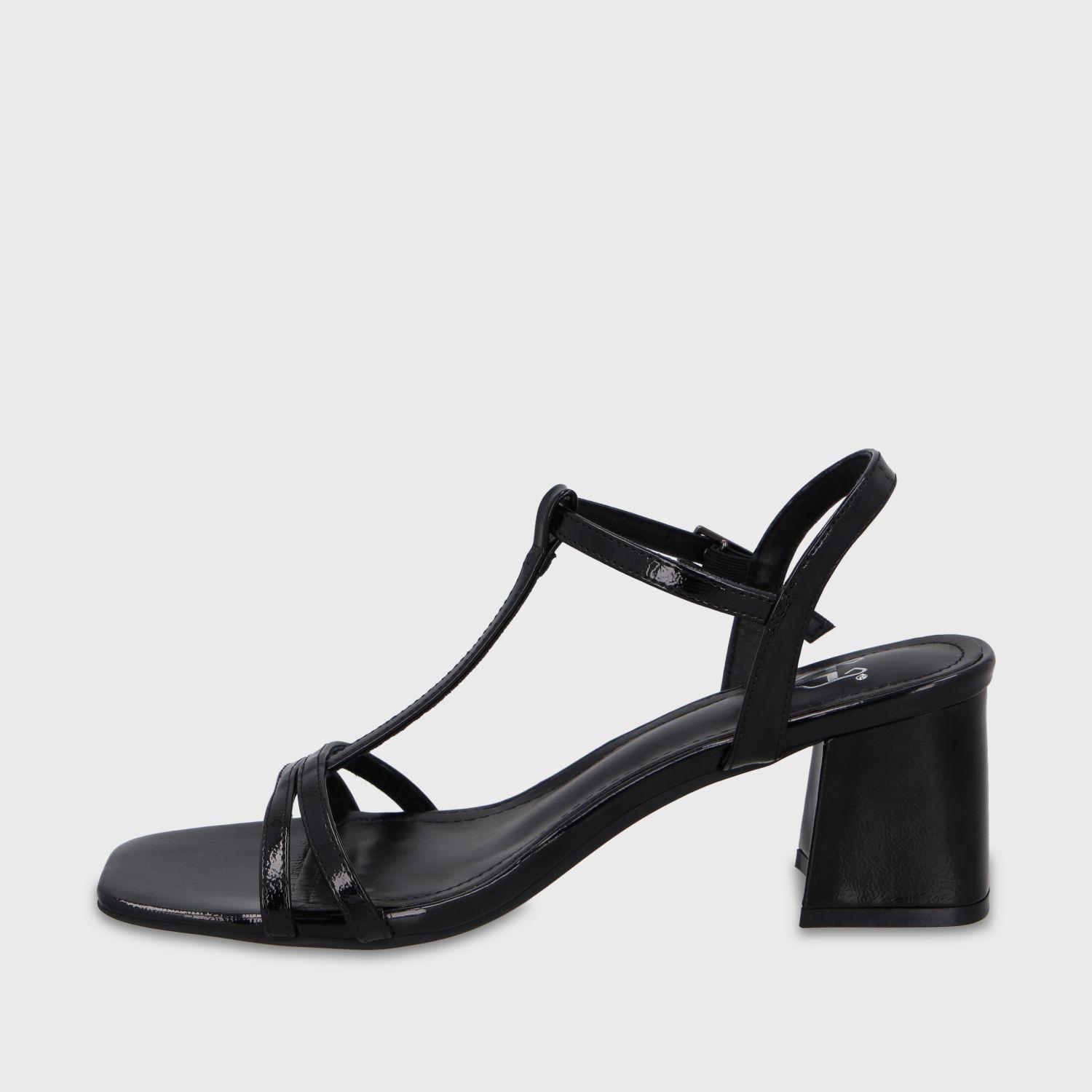 Sandalia Taco Negra Mujer 64031 Gotta-3