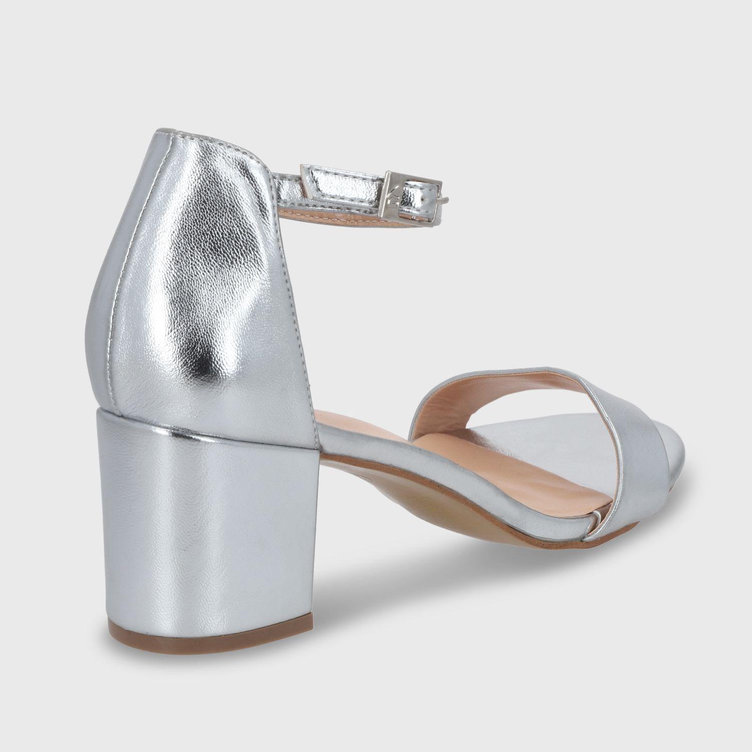 Sandalia Plateada Mujer C6161 Gotta-4