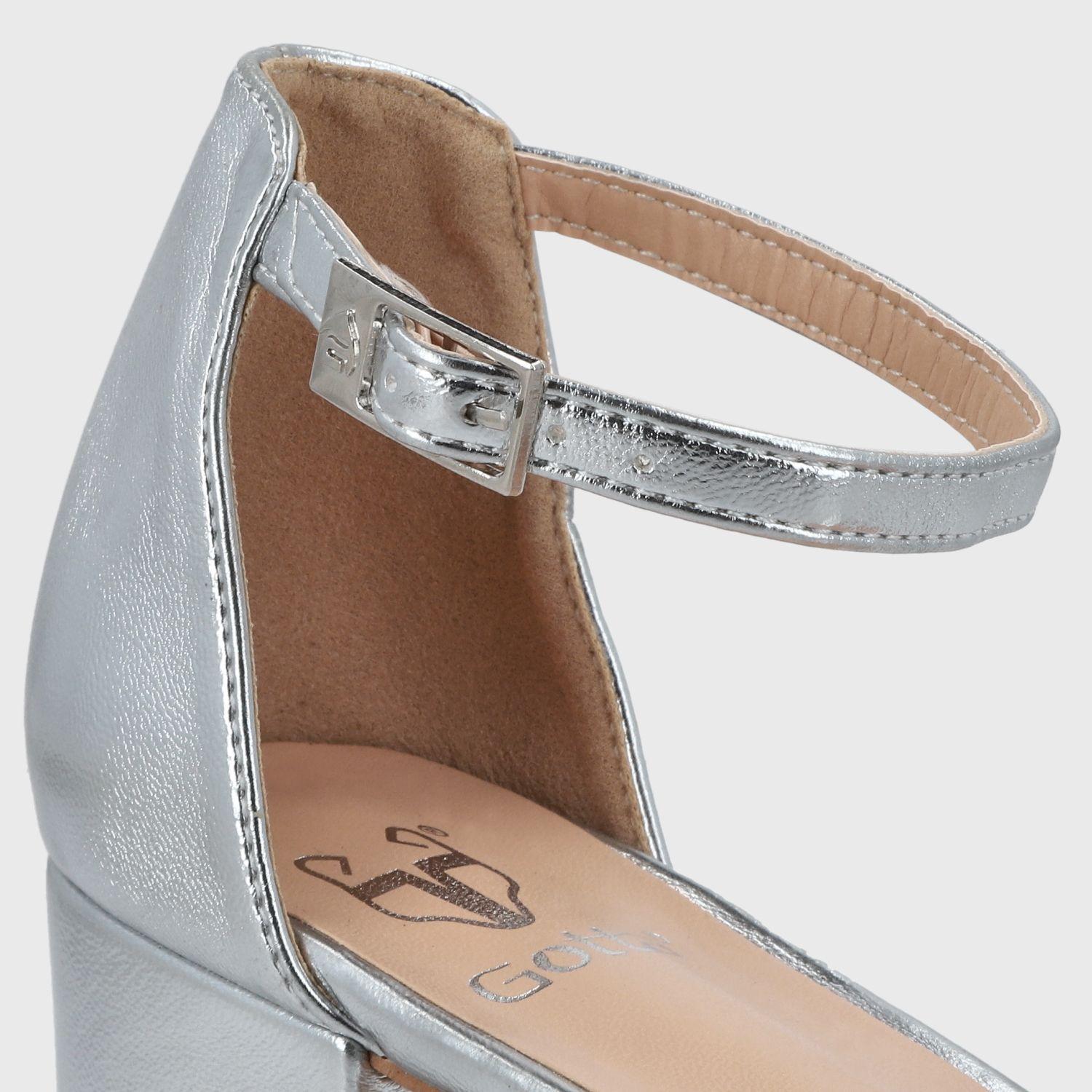 Sandalia Plateada Mujer C6161 Gotta-5