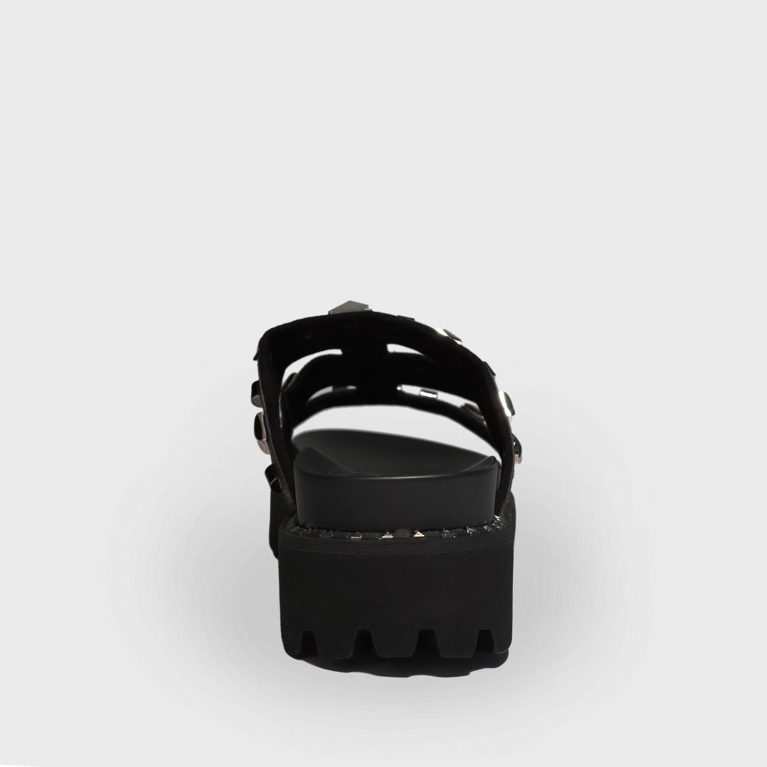 Sandalia Plataforma Negra Mujer 15738 Gotta-3