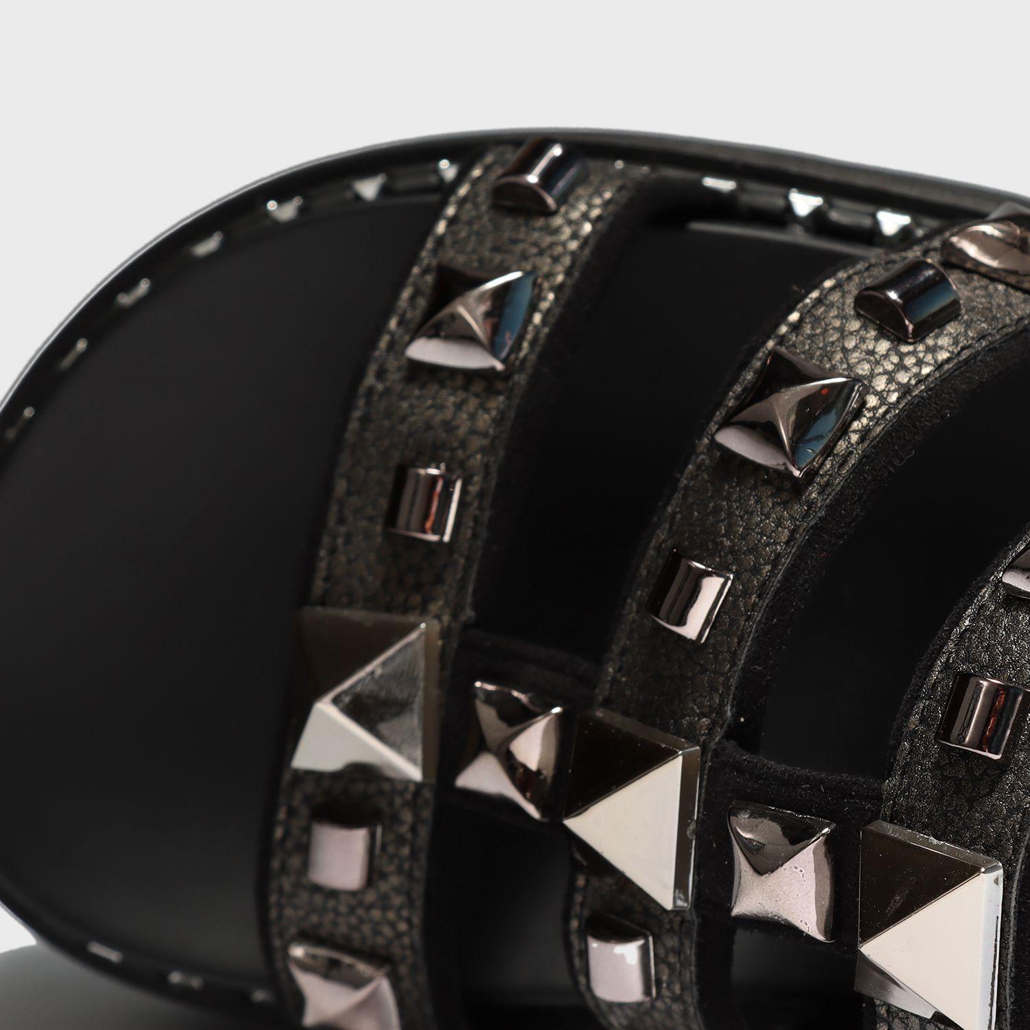 Sandalia Plataforma Negra Mujer 15738 Gotta-5