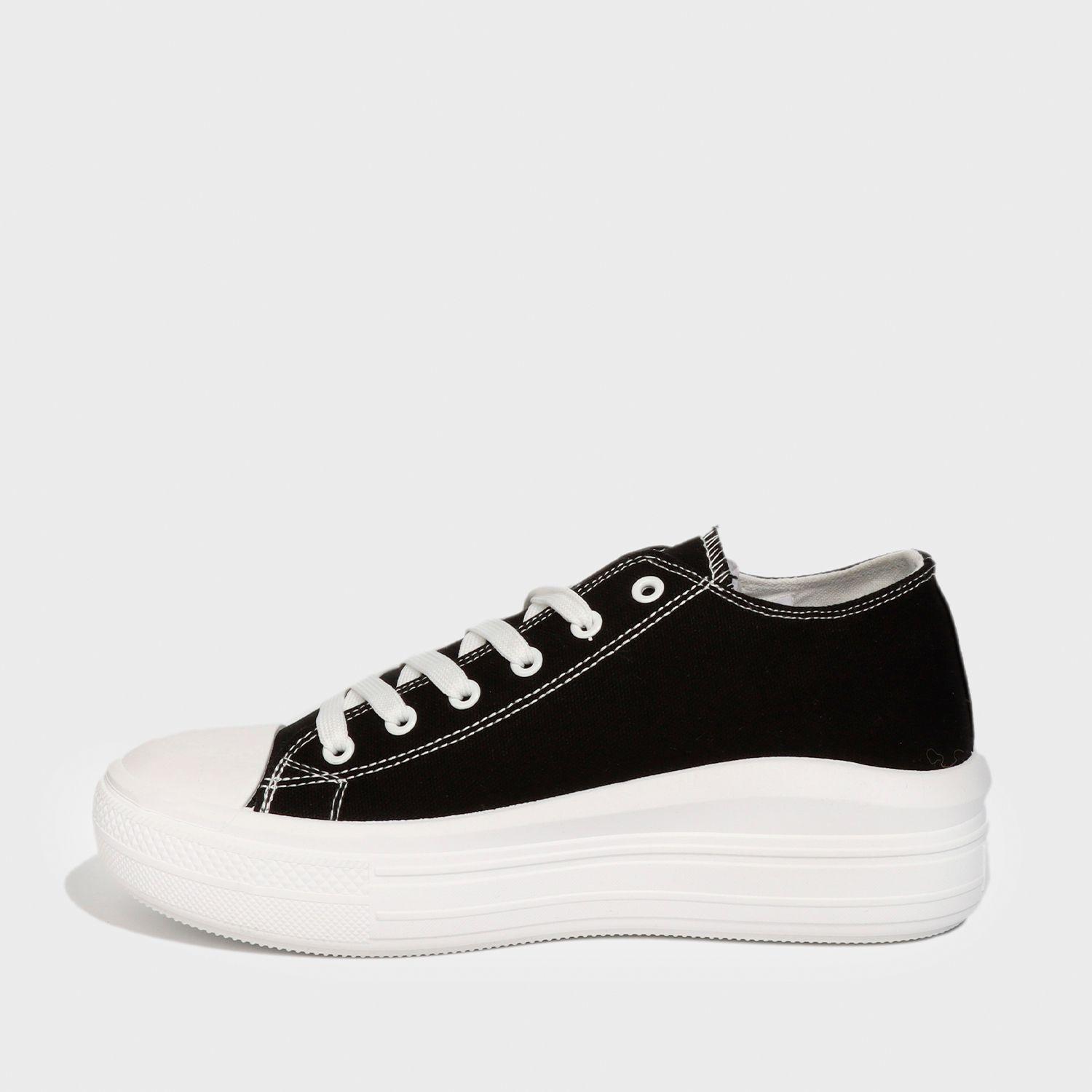 Zapatilla Negra Mujer 15960 Gotta-3