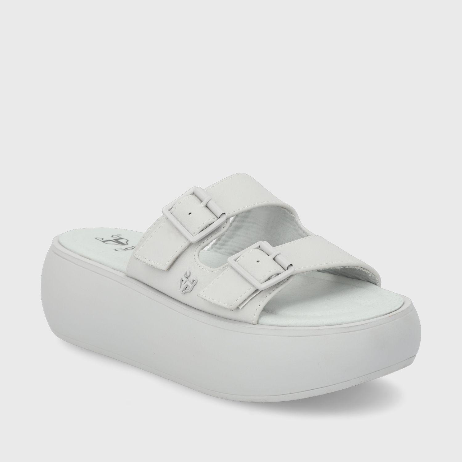 Sandalia Plataforma Blanca Mujer 43034 Gotta-1