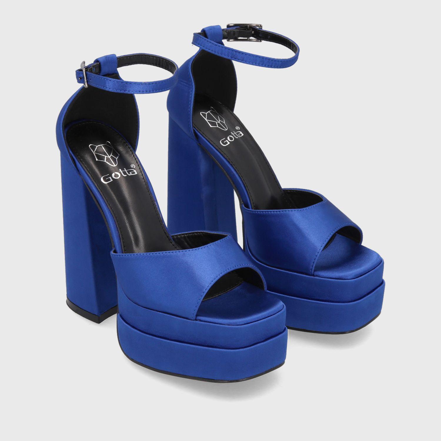 Sandalia Plataforma Azul Mujer 25911 Gotta-2