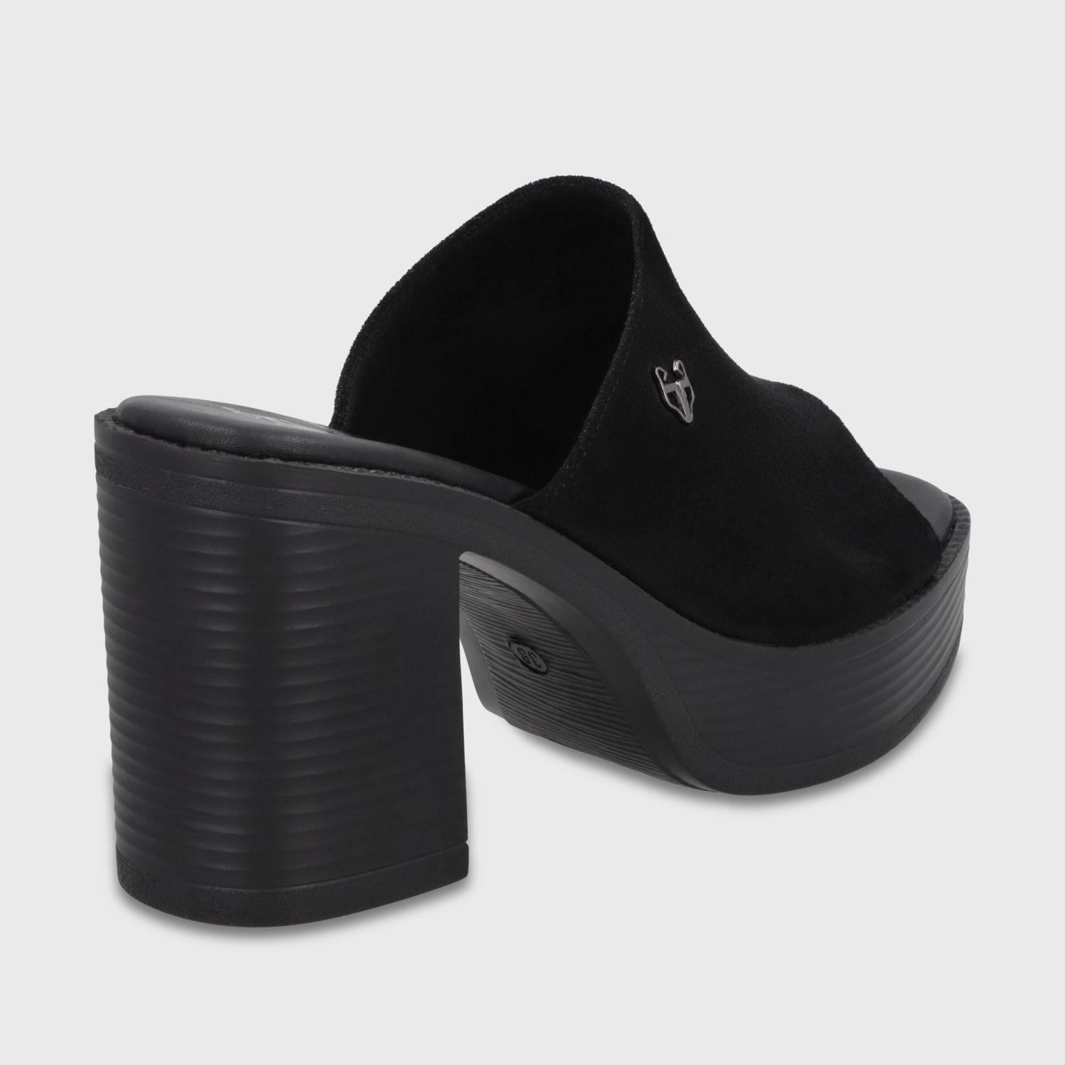 Sandalia Taco Negra Mujer 65920 Gotta-4