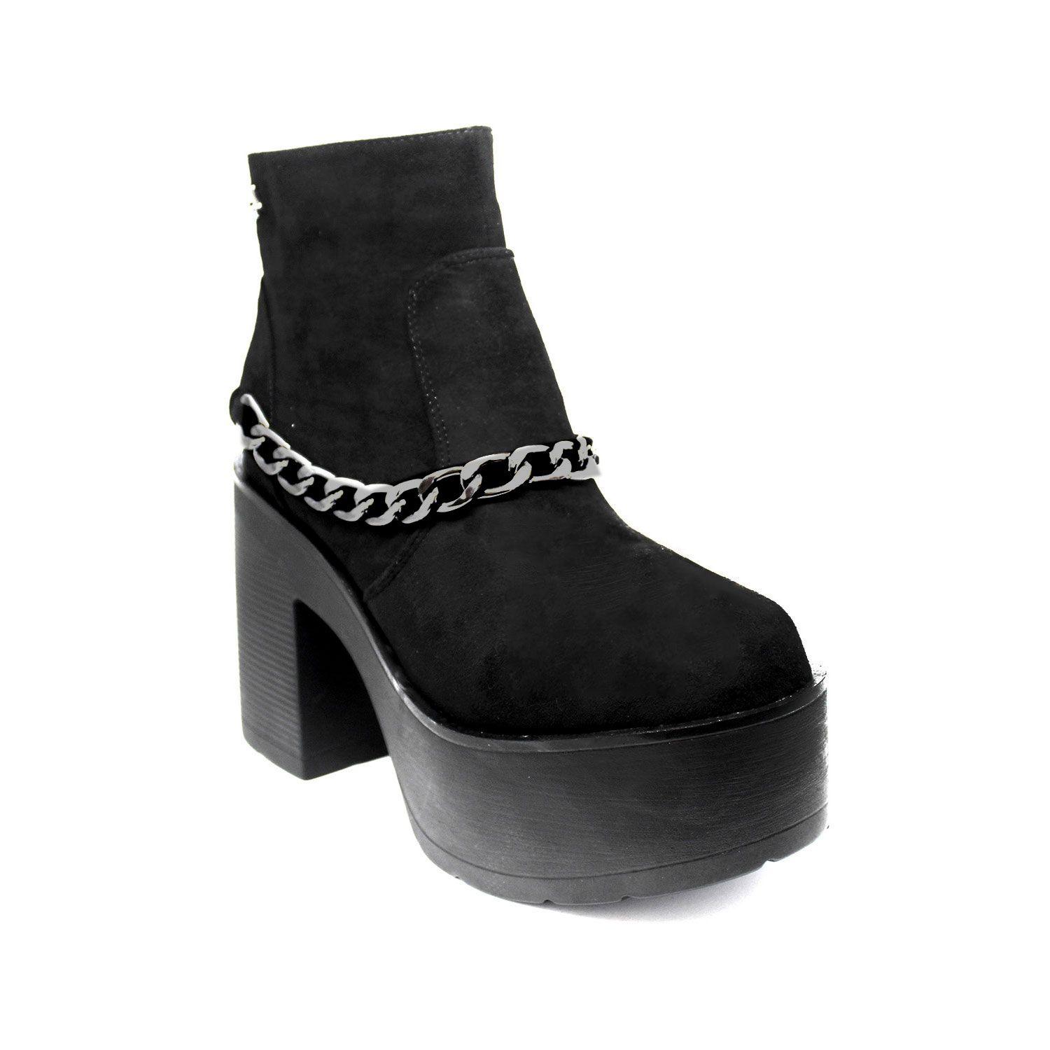 Botín Negro Mujer 15033 Gotta-1