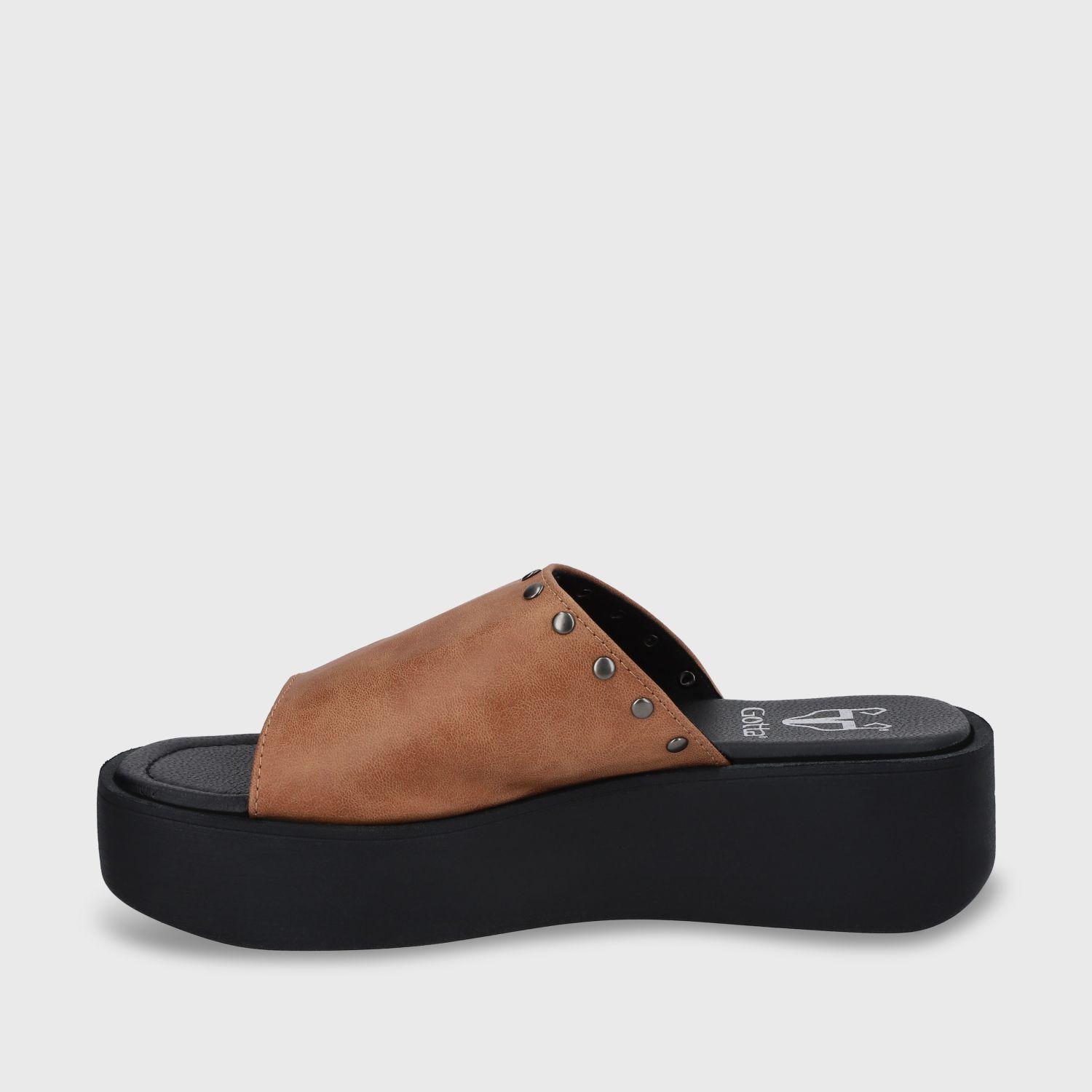 Sandalia Plataforma Beige Mujer 53730 Gotta-3