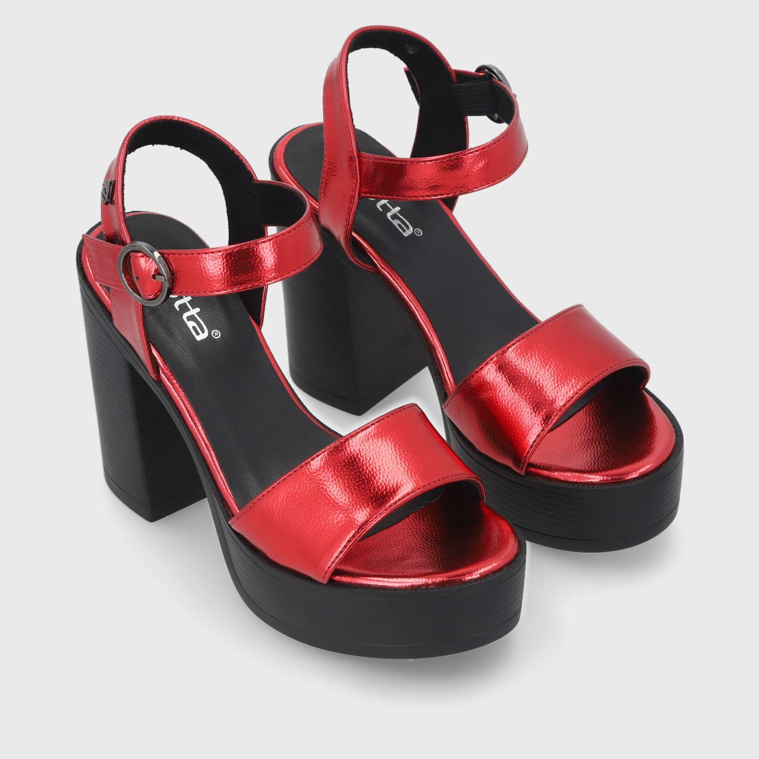 Sandalia Roja  Mujer 45961 Gotta-2