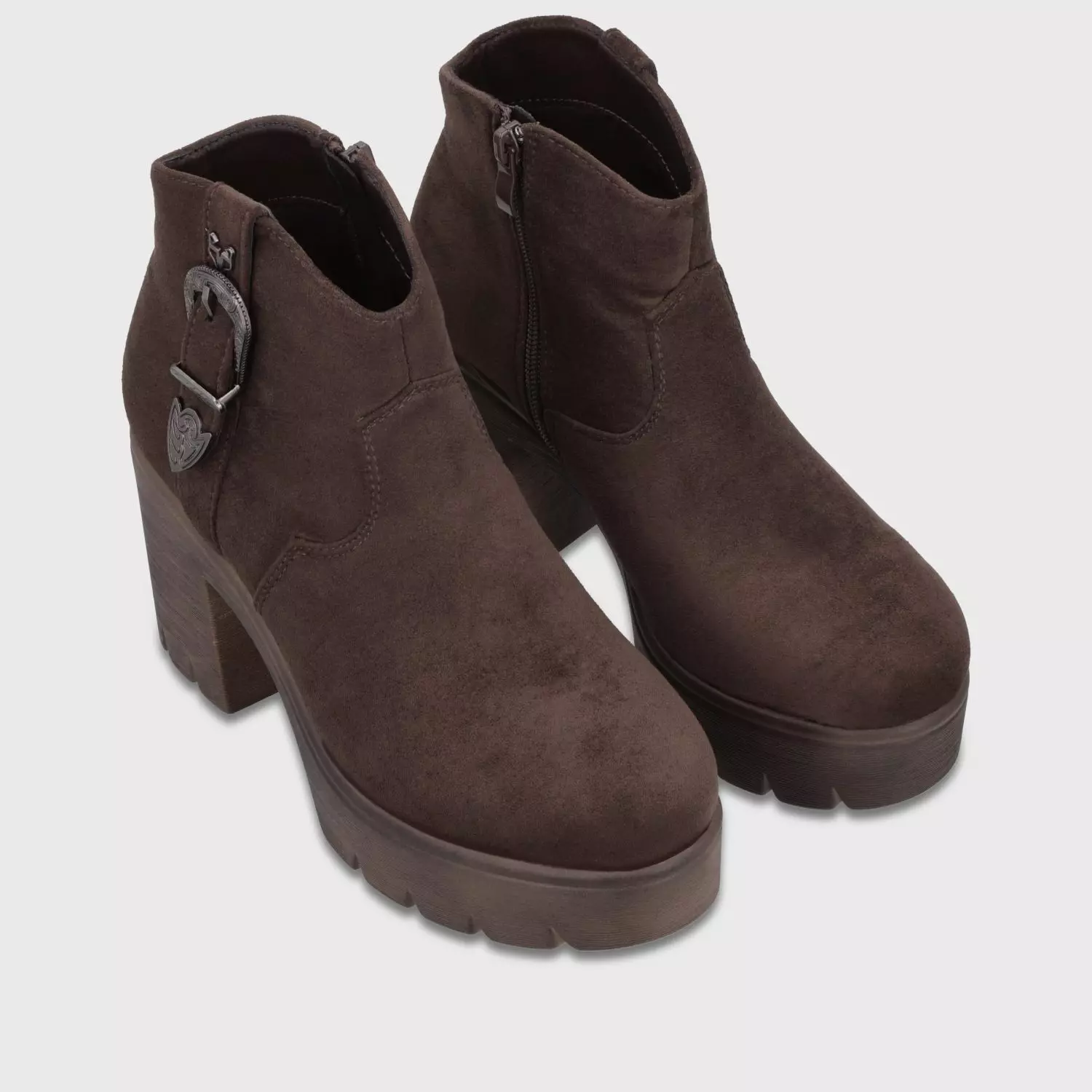 Botin Taco Café Mujer 5531102 Gotta-2