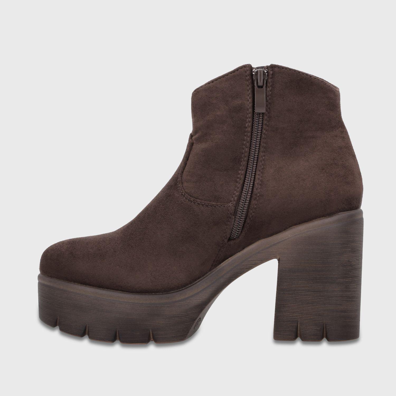 Botin Taco Café Mujer 5531102 Gotta-3