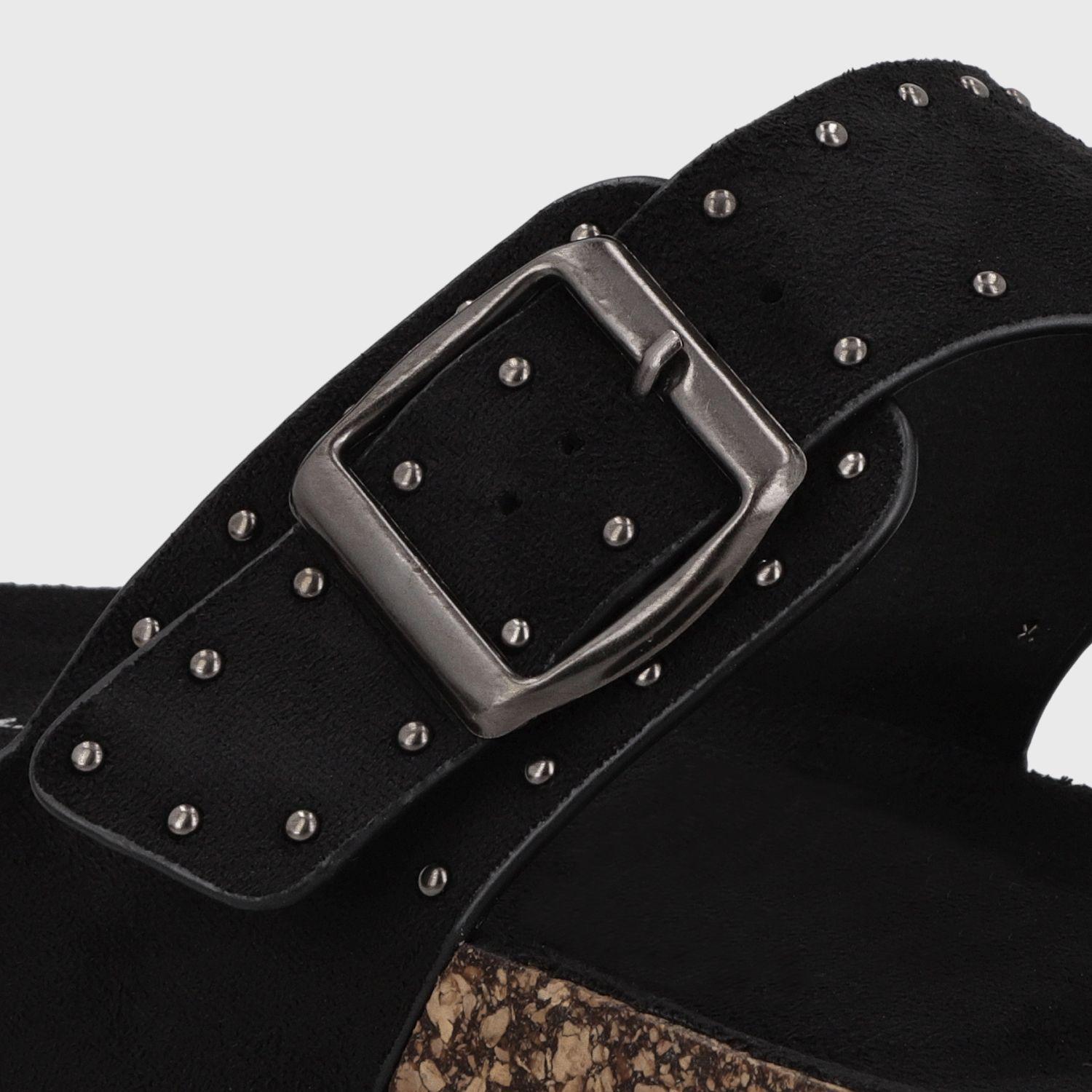 Sandalia Plataforma Negra Mujer 62090 Gotta-5