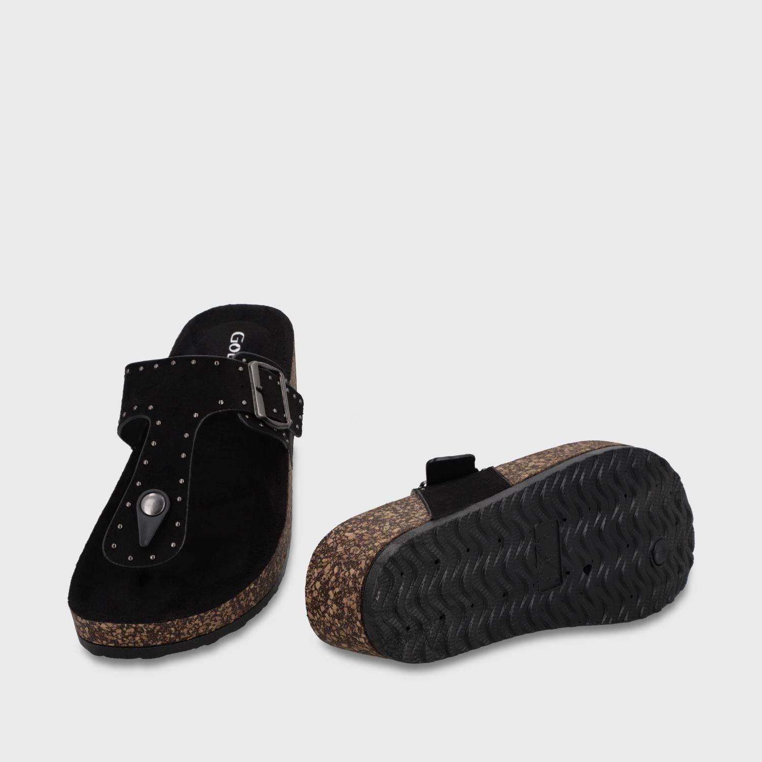 Sandalia Plataforma Negra Mujer 62090 Gotta-6