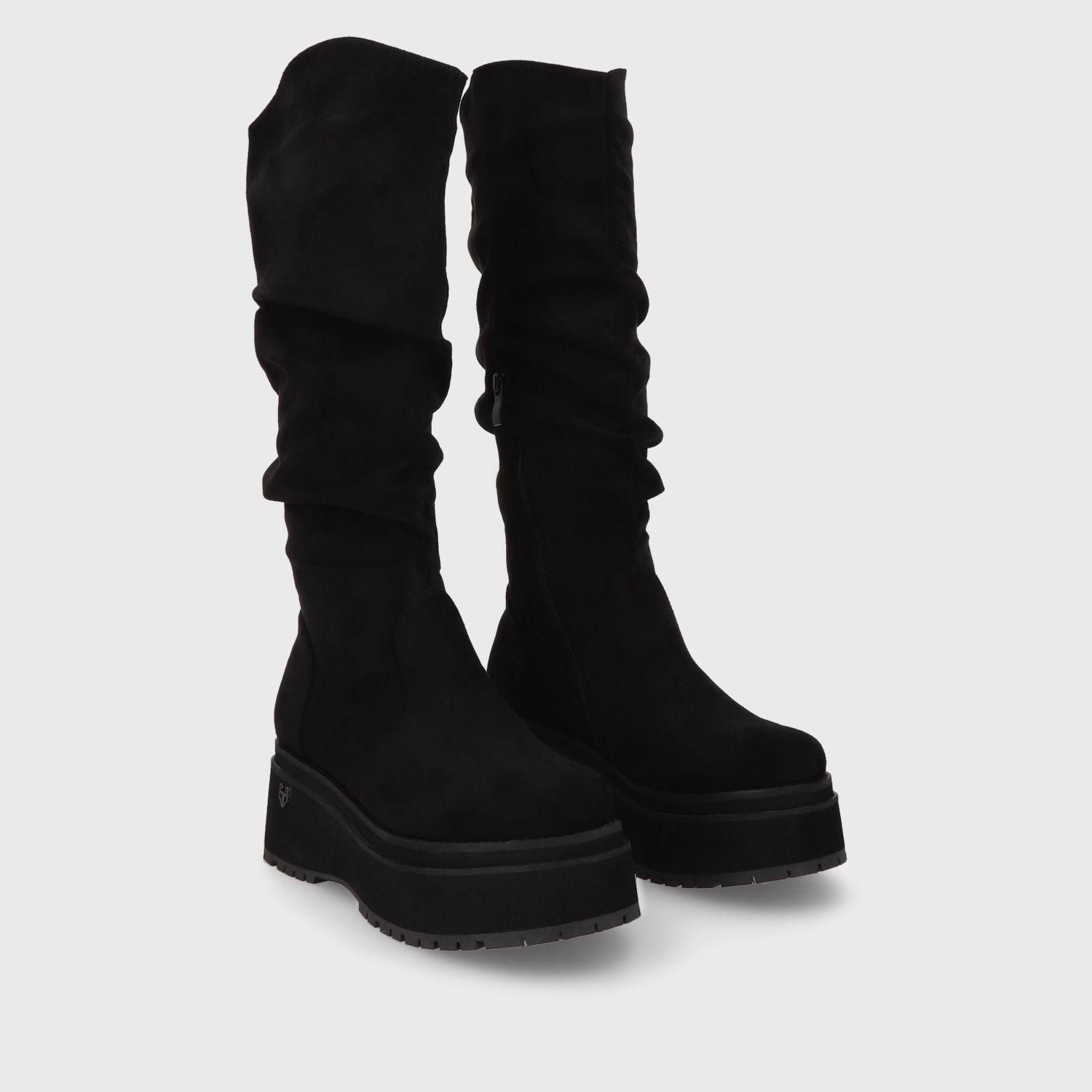 Bota Negra Mujer 15092 Gotta-2