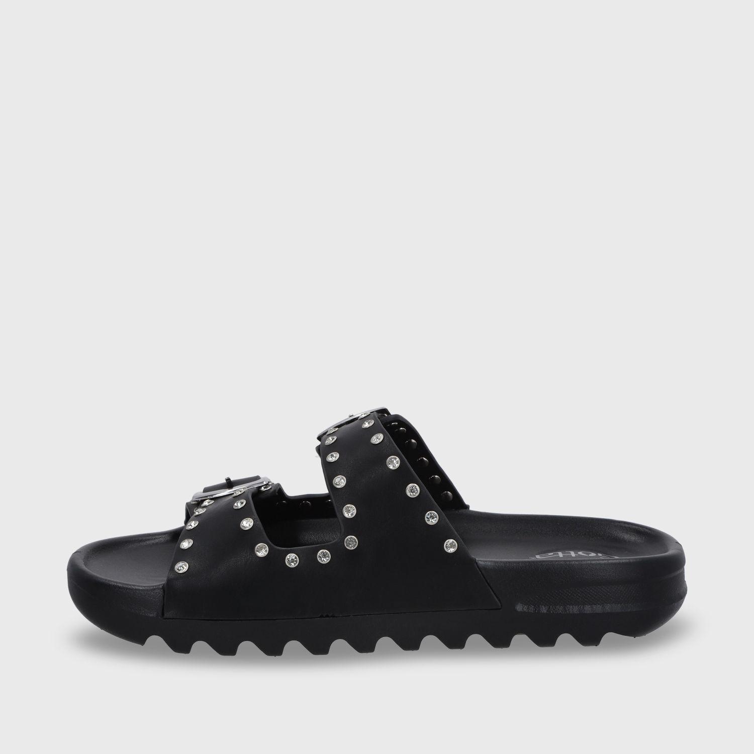 Sandalia Plana Negra Mujer 52060 Gotta-3