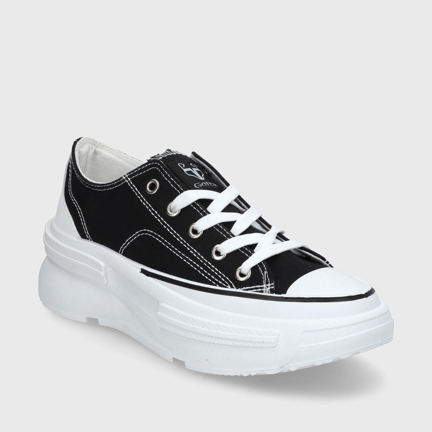 Zapatilla Negra Mujer 48051 Gotta-1