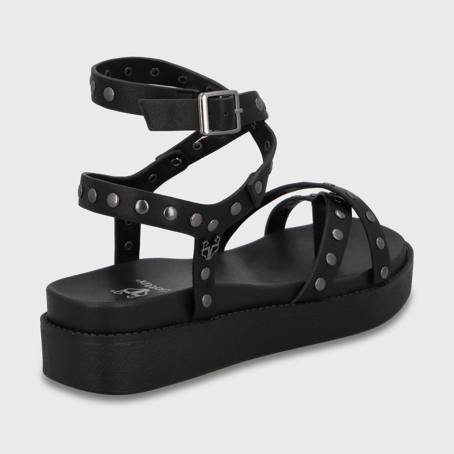 Sandalia Plataforma Negra Mujer 64170 Gotta-4