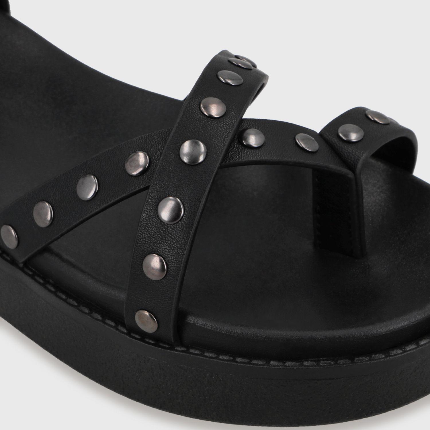 Sandalia Plataforma Negra Mujer 64170 Gotta-5