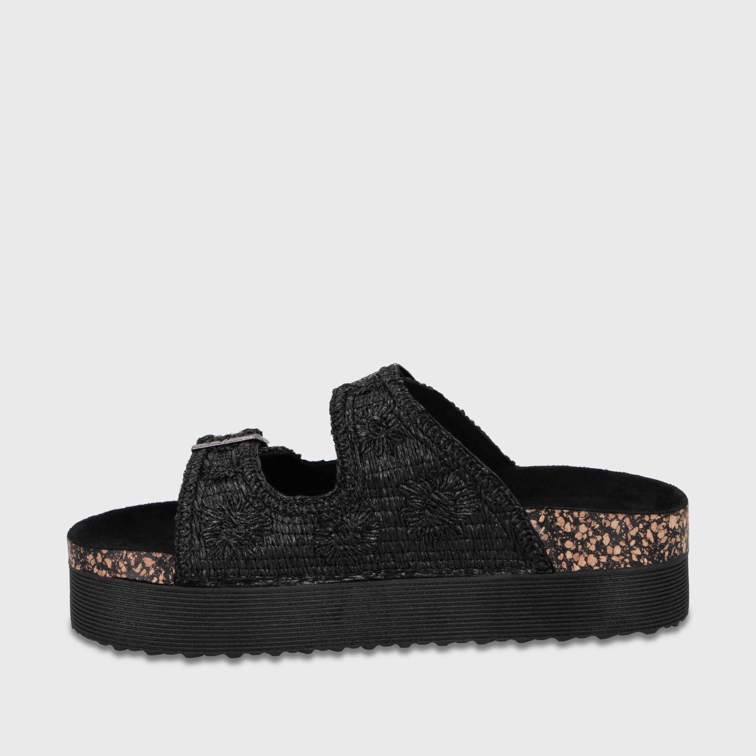 Sandalia Plataforma Negro Mujer 65951 Gotta-3