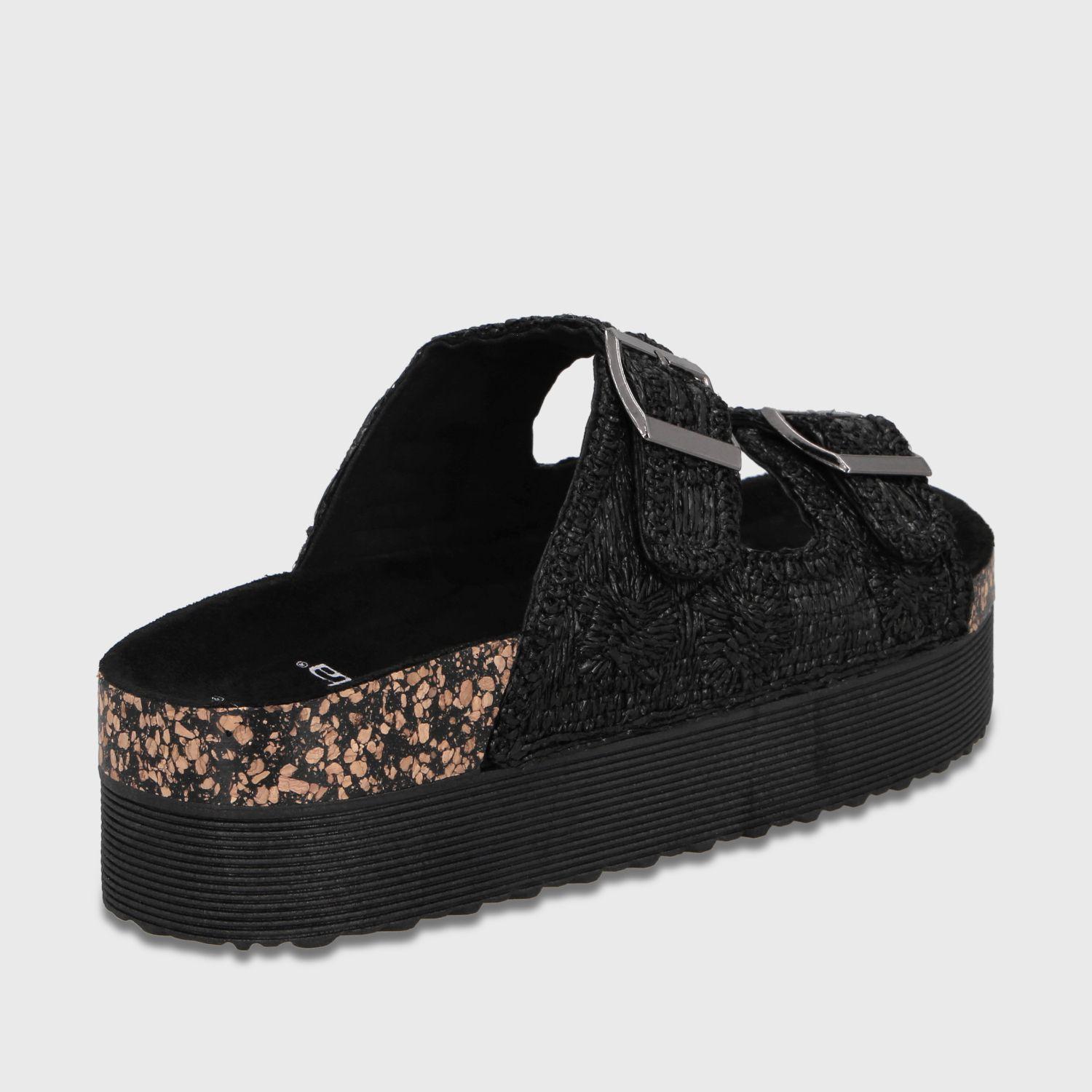 Sandalia Plataforma Negro Mujer 65951 Gotta-4