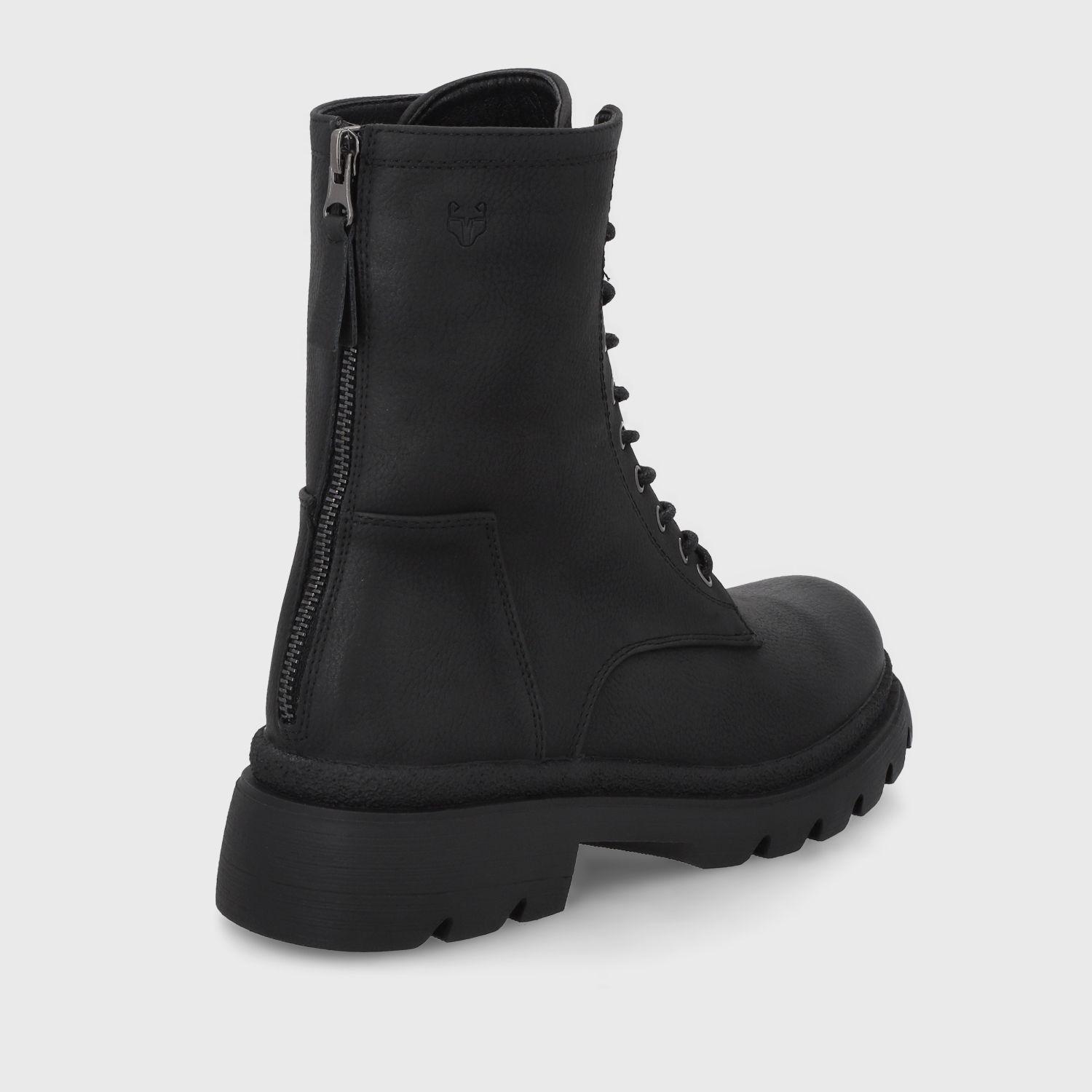 Botin Plataforma Negro Mujer 55281 Gotta-4